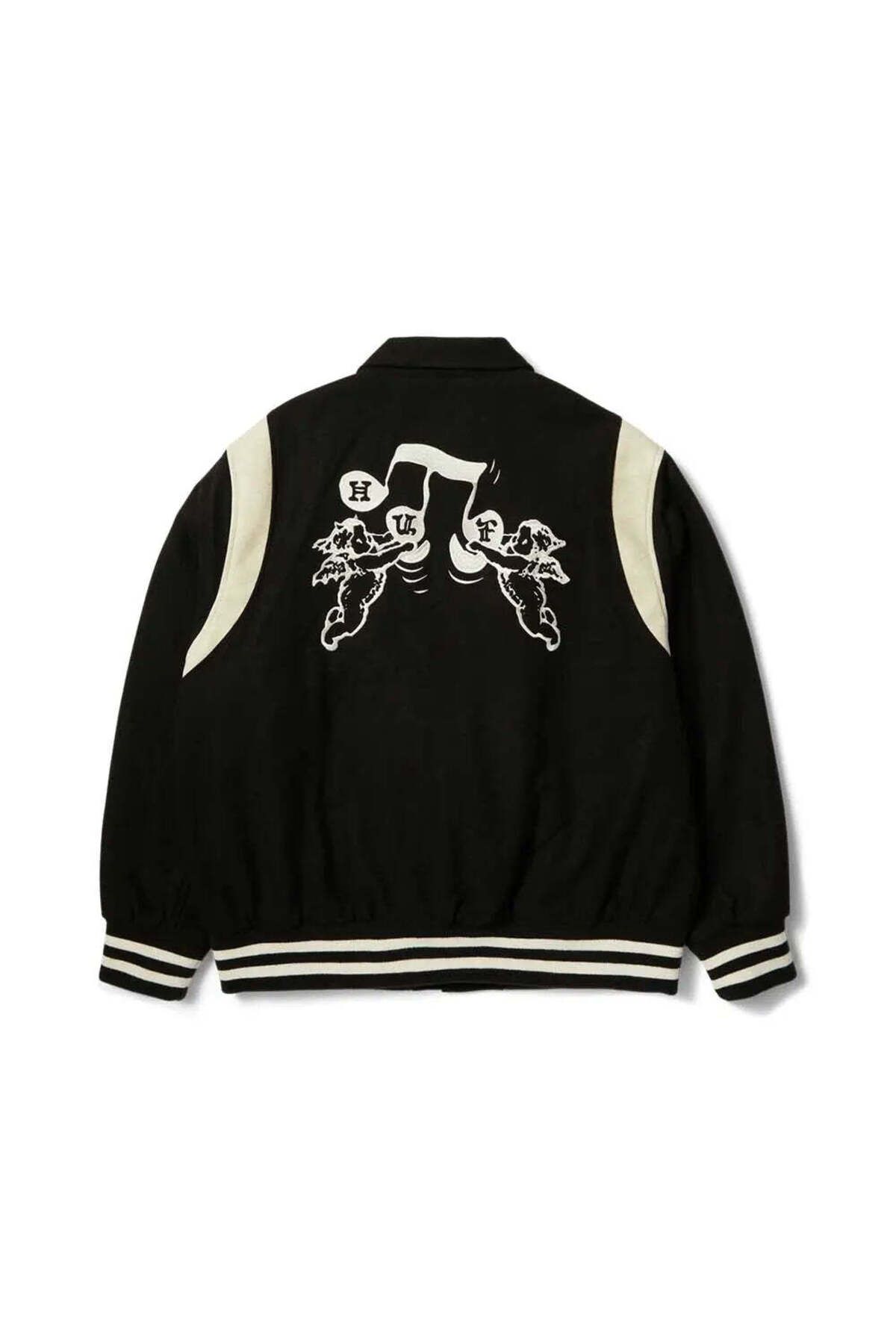 American Rag Cie Song Varsity Jacket - Polyester-Wool 50/50 Tasarım, Şık Dikişler ve Konfor