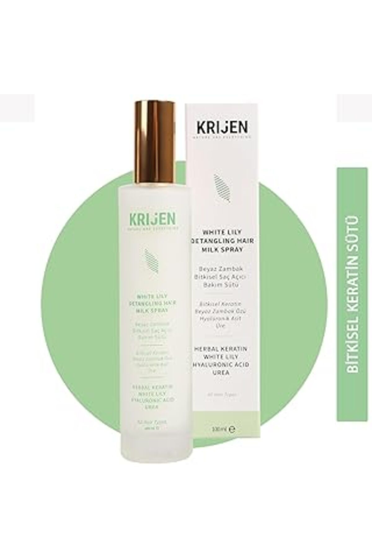 ASİTAN Beyaz Zambak Bitkisel Kolay Tarama Sağlayan Keratin Sütü 100 Ml
