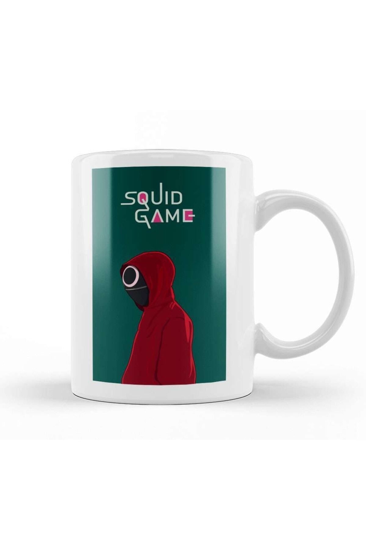 BİBANAPROMOSYON Squid Game 05 Kupa Bardak Porselen
