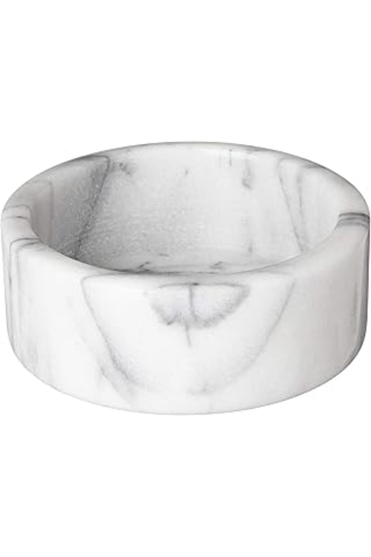 Mu Art Ahşap Fox Run White Marble Wine Stand, 5 X 5 X 2 Inç