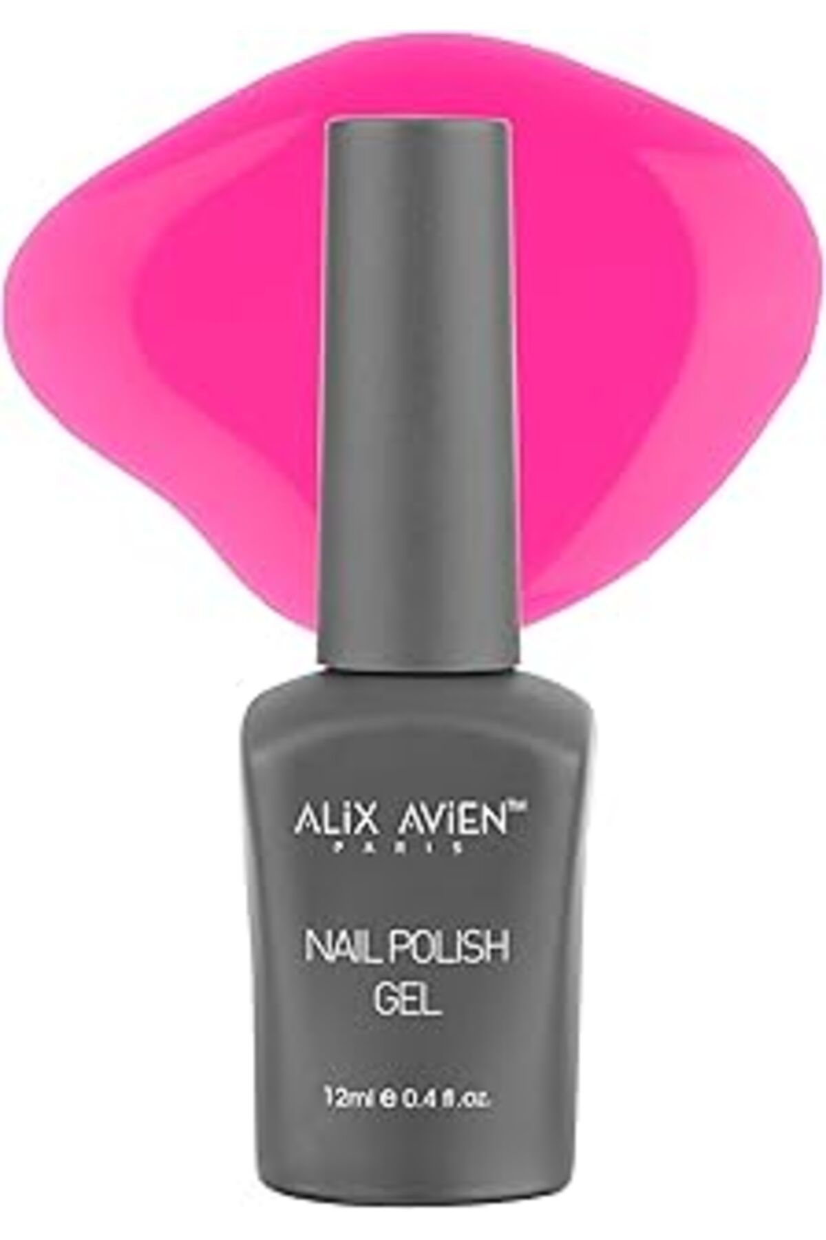 Qedii Alix Avien Neon Koyu Pembe Kalıcı Oje 70-Yoğun Renk Veren Jel Oje 12 Ml-Nail Uv Gel Polish 70