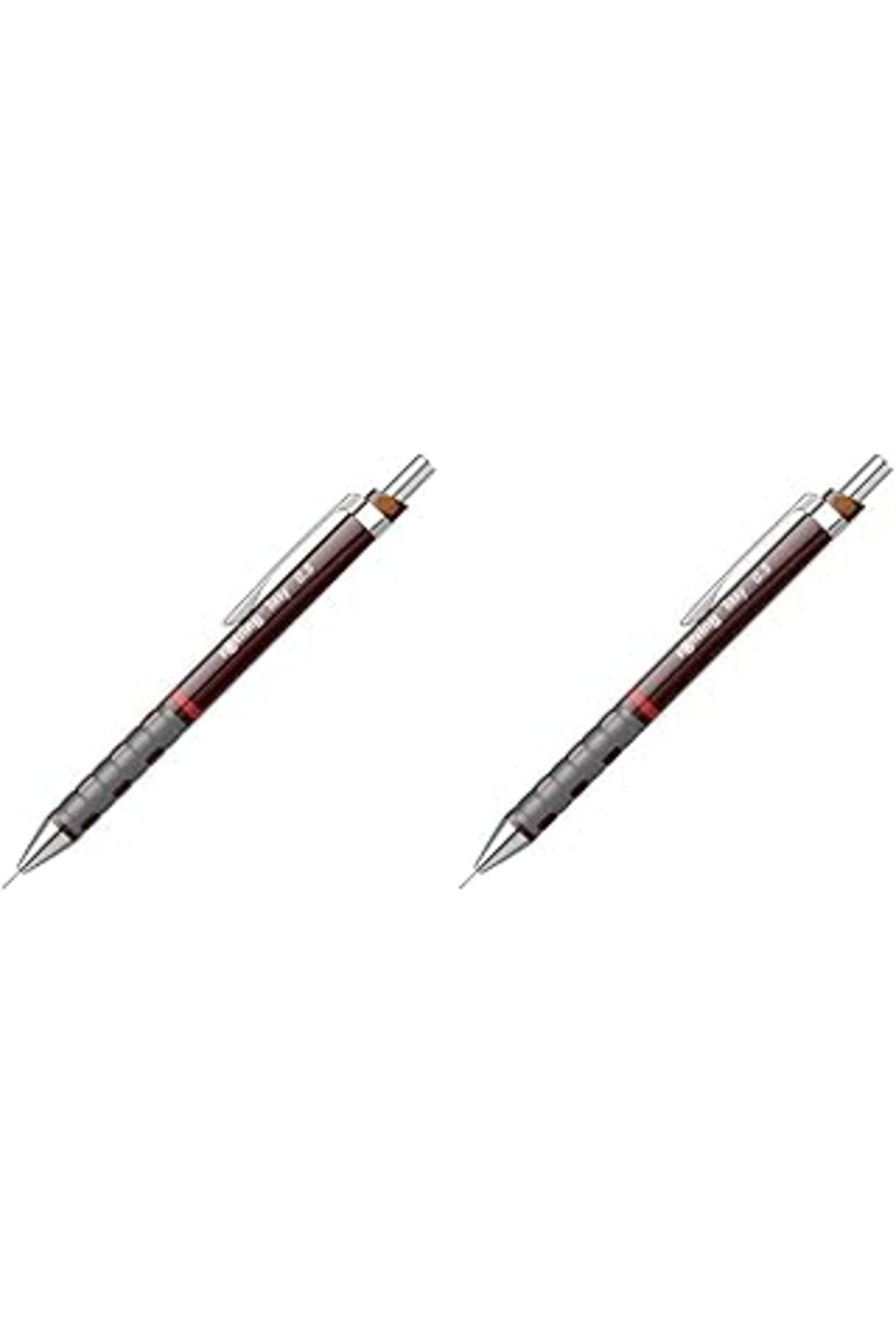 Qedii Rotring Tikky Versatil, Uçlu Kalem 0.5 Mm, Bordo 2Li Paket