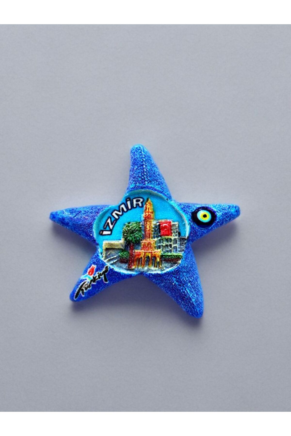 Home İZMİR Temalı Polyester Magnet. 8cm x 8 cm.