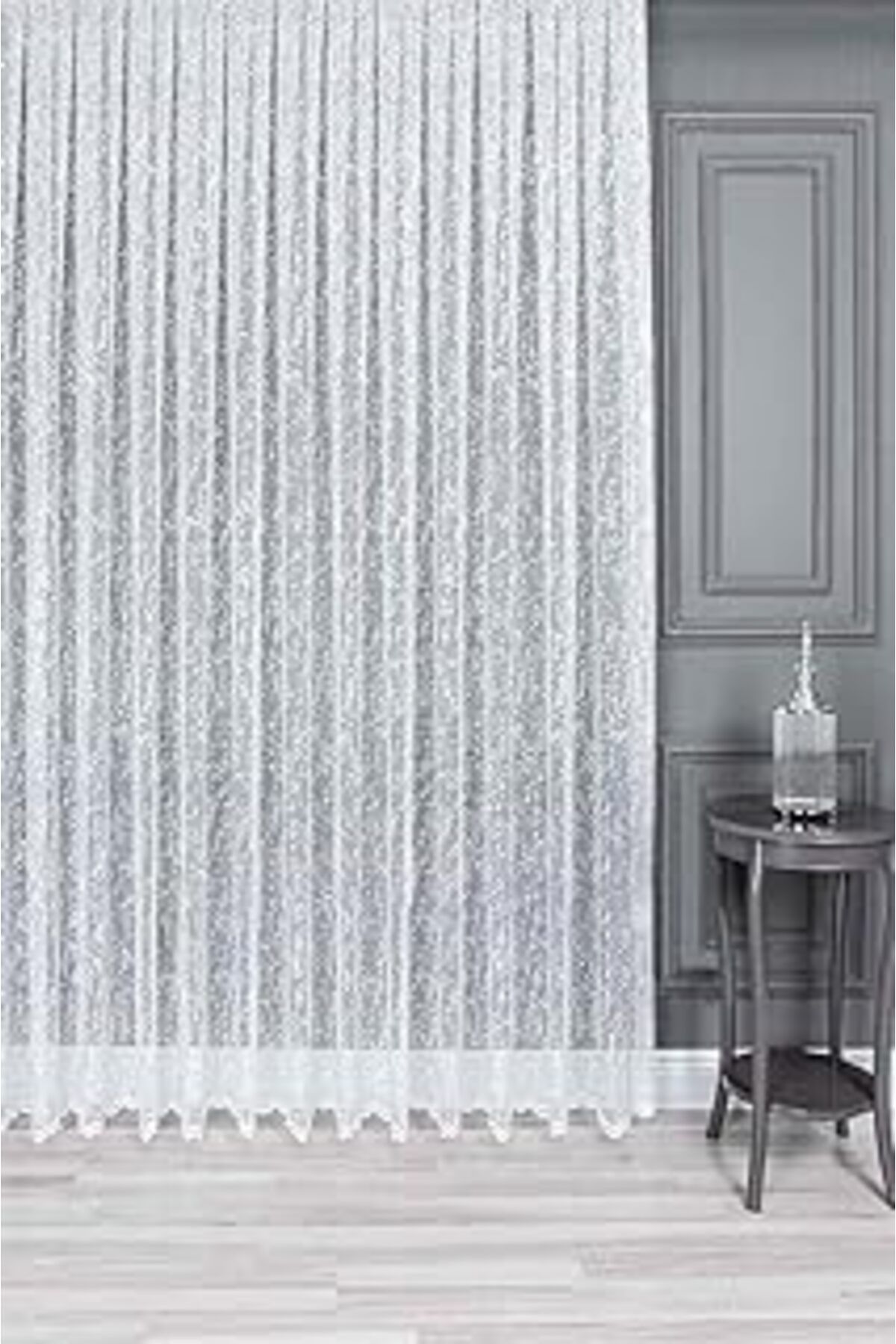 Qedii Evdepo Home Kırık Beyaz Normal Pileli Tül Perde 200 X 240 Cm
