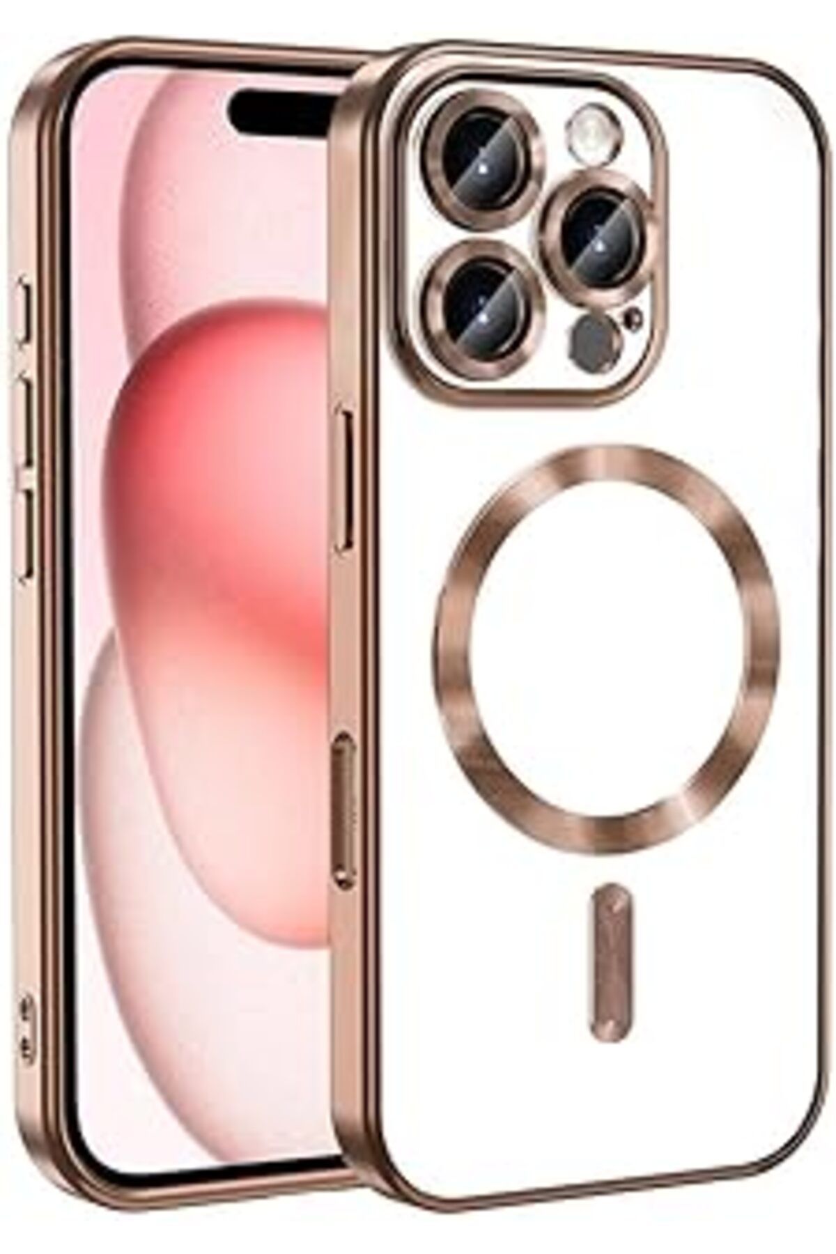 NETWORK ART Zore Apple Ile Uyumlu Iphone 16 Pro Kılıf Kamera Korumalı Magsafe Wireless Şarj Özellikli Zore Demr