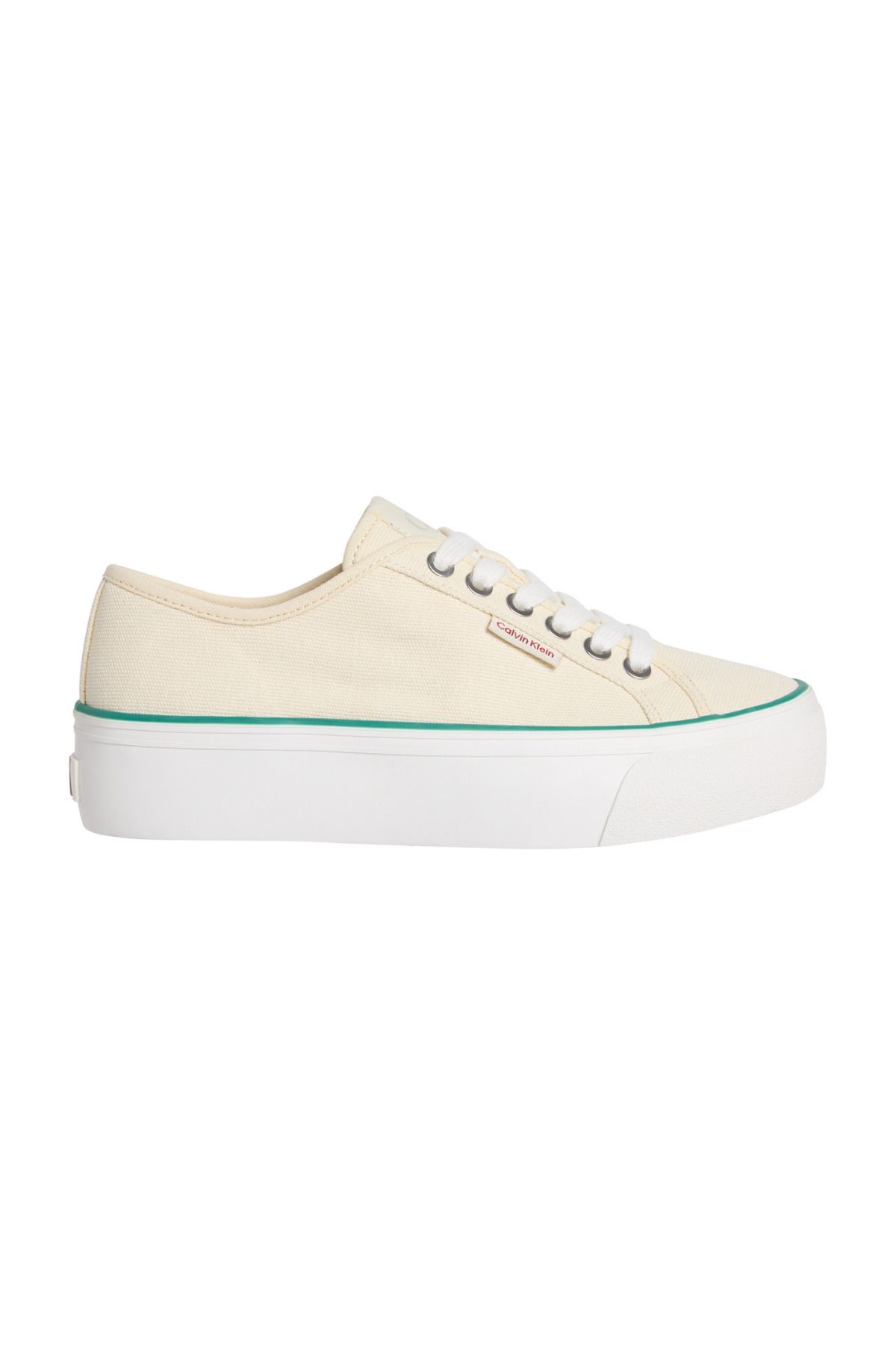 Calvin Klein Vulc Flatform Ctn Logo Tag Sarı Kadın Sneaker