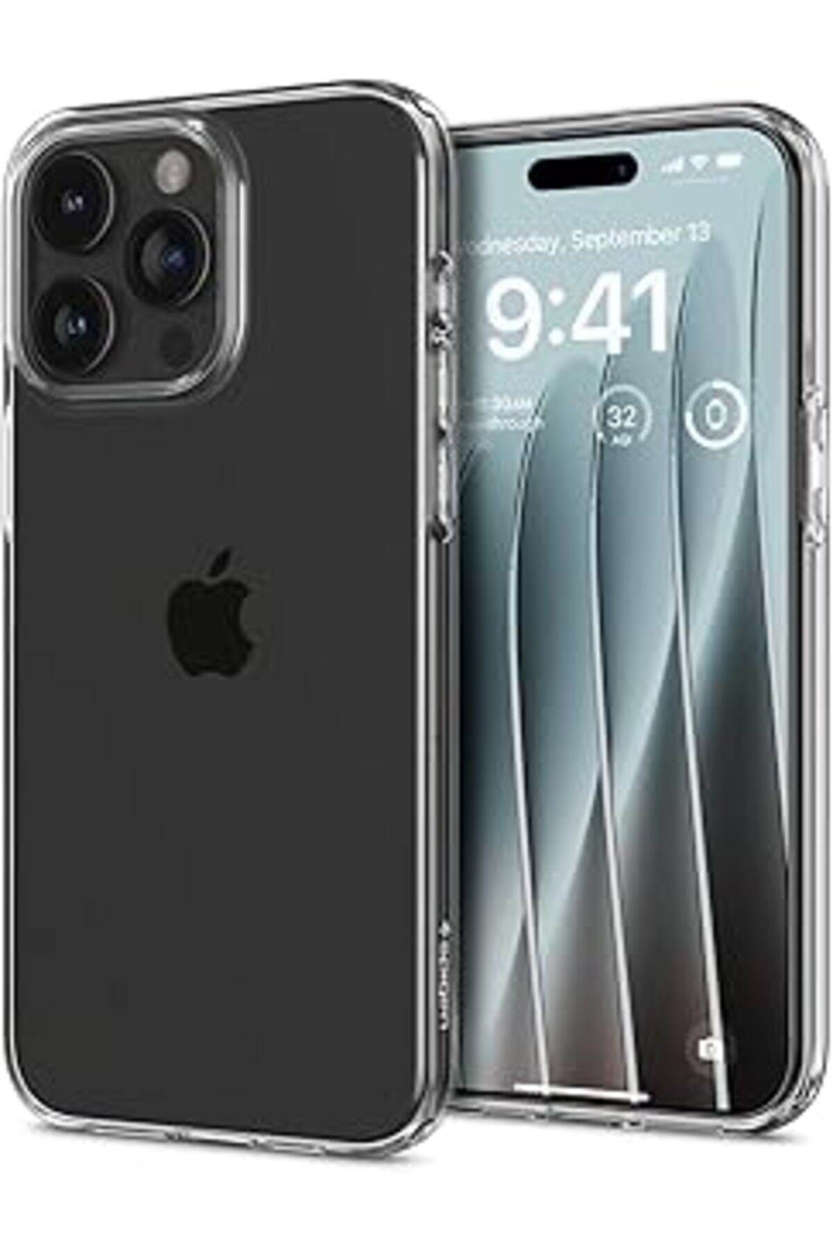 Mu Art Ahşap Iphone 15 Pro Max Kılıf Crystal Flex Crystal Clear - Acs06443