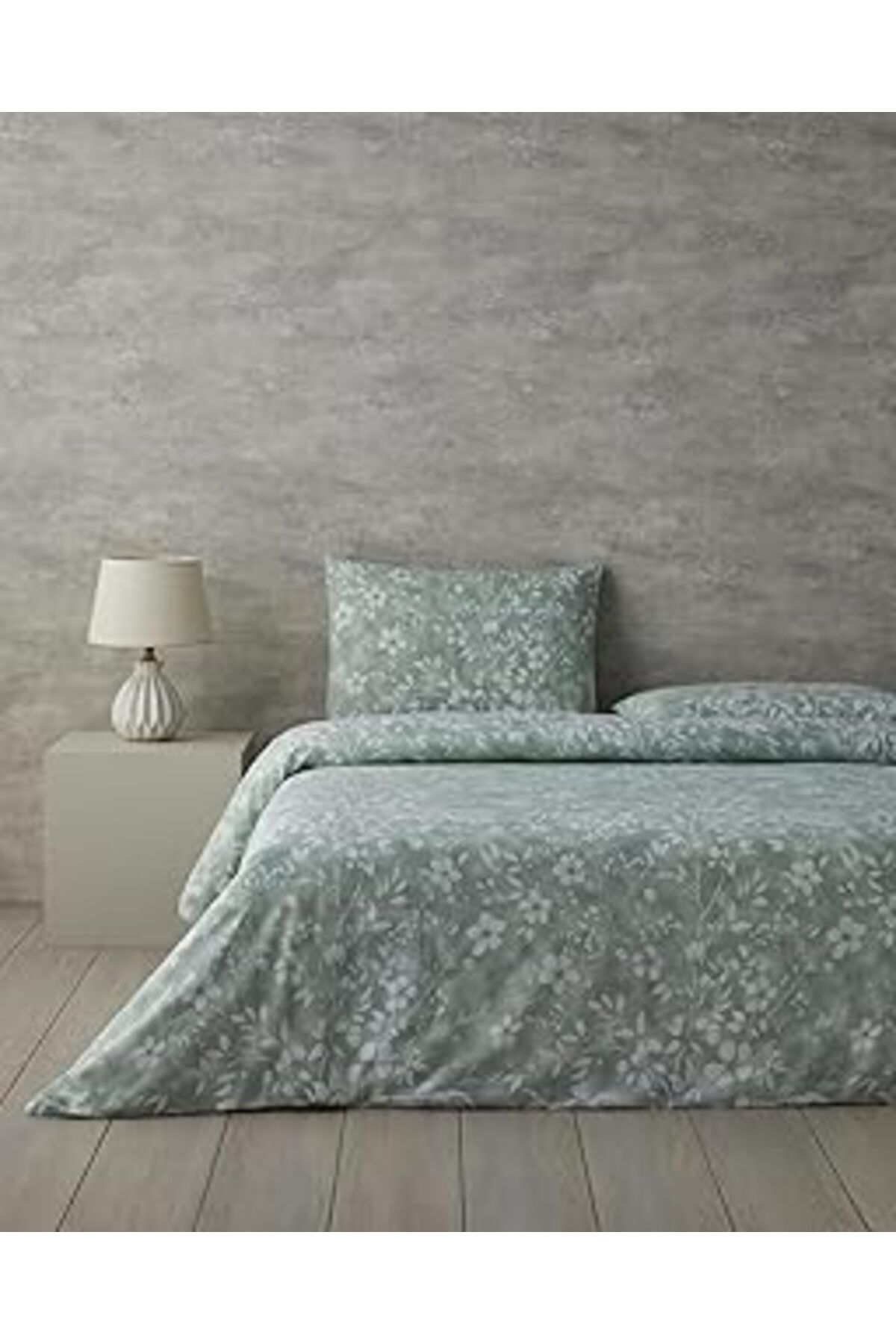 ASİTAN English Home Ivy Flowers Çift Kişilik Nevresim Takımı Yeşil