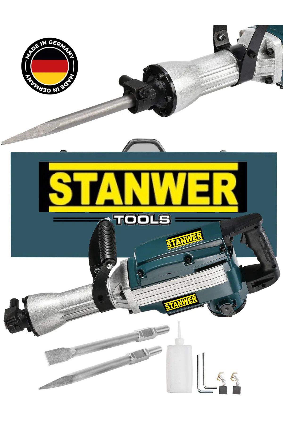 STANWER GERMANY 17 KG KIRICI HİLTİ KESKİ VE MURÇ HEDİYELİ