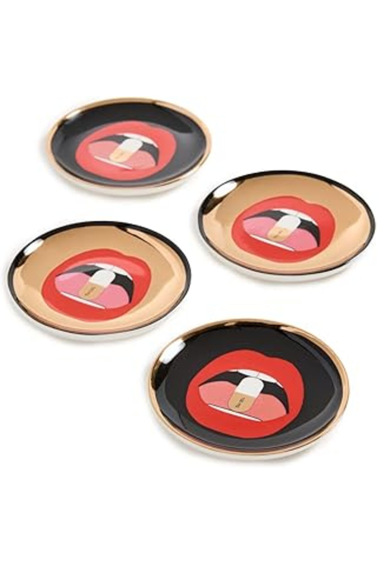 ASİTAN Jonathan Adler Full Dosis Untersetzer, Porzellan, Multicolor