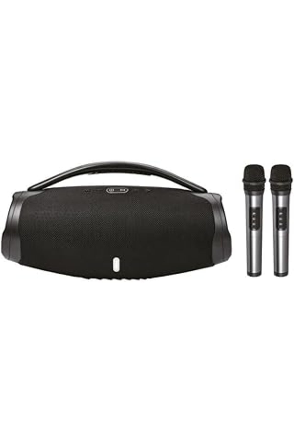 Mu Art Ahşap 40W 3000 Mah Çift Mikrofonlu Taşınabilir Bluetooth Hoparlör Bts-X300