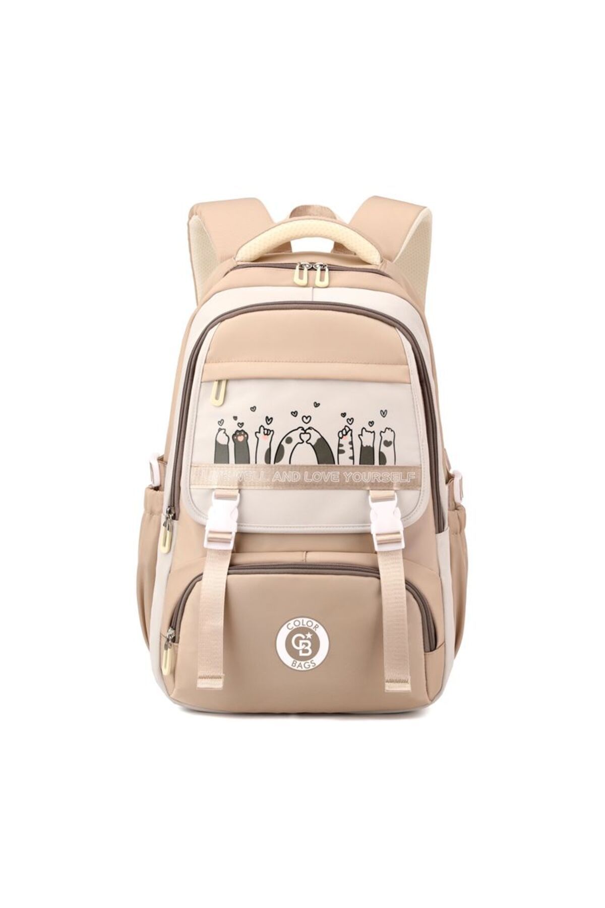 Color Bags Okul Çantası Patiler Anahtarlı B56