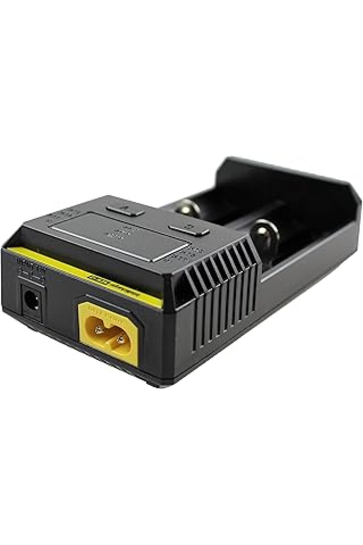 Mu Art Ahşap Nitecore New I2 Akü Şarj Cihazı, Akülü Piller Için İki Yuvalı Şarj Cihazı, Ev Ve Araba Için Şarj İs
