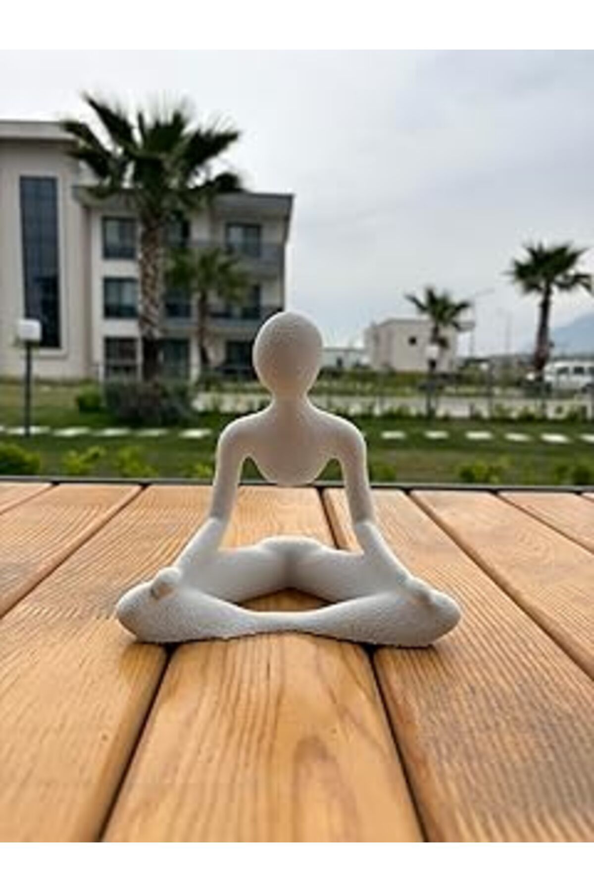 ASİTAN Meditasyon Pozlu Soyut Figür Heykel Modern & Minimal Dekoratif Obje