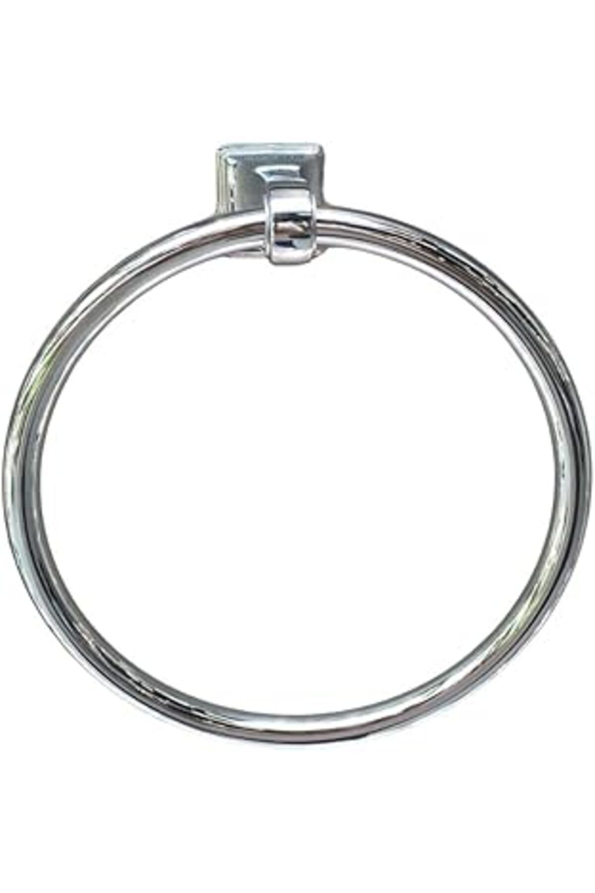 Mu Art Ahşap System Steplıne Halka Havluluk Krom 204X76X190 Mm