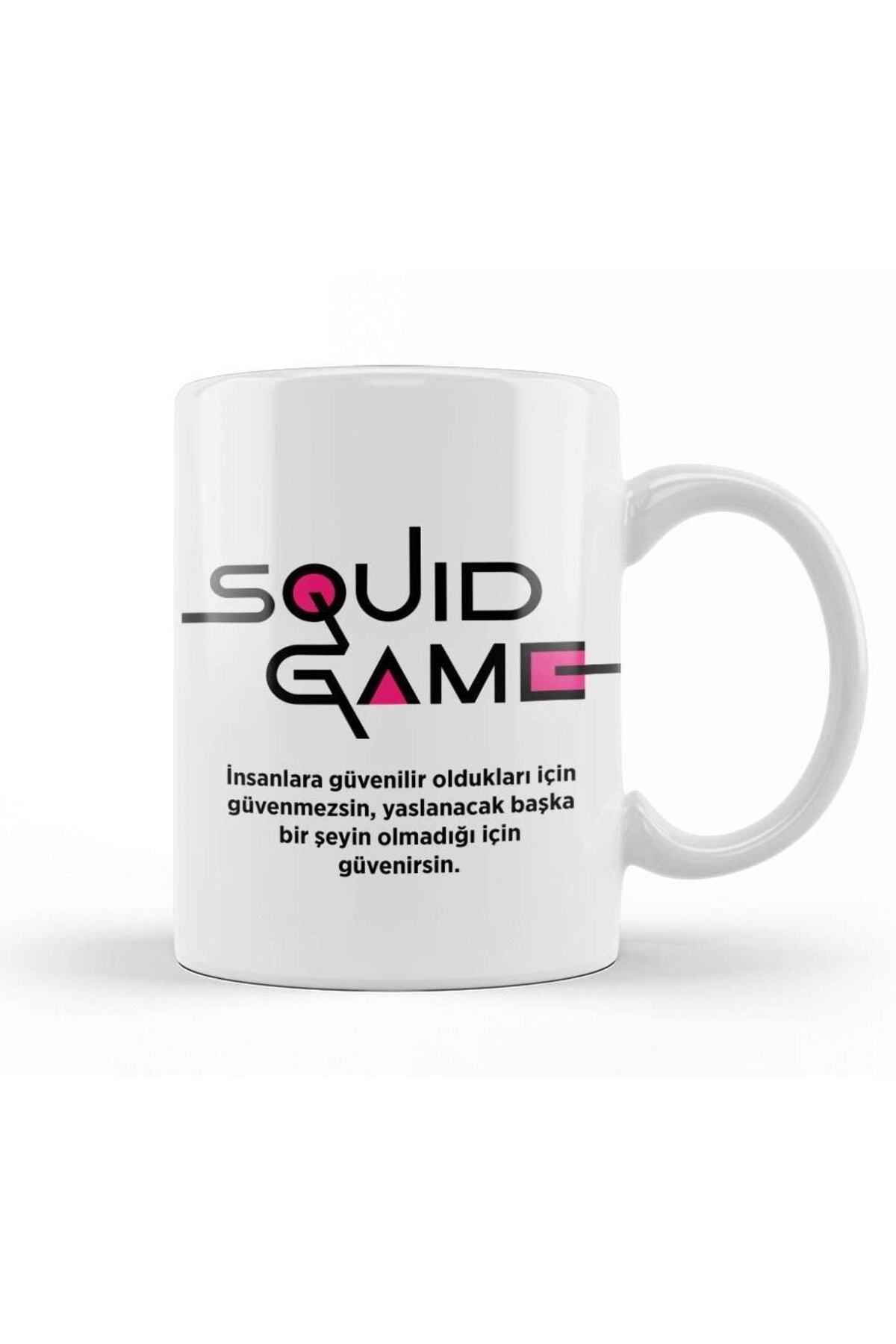 BİBANAPROMOSYON Squid Game 08 Kupa Bardak Porselen
