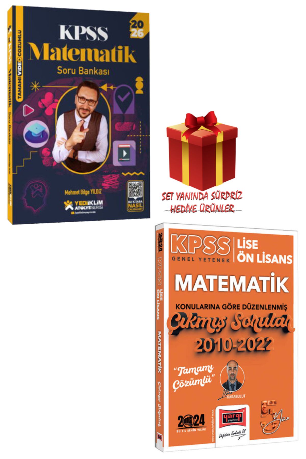 Yediiklim Yayınları Mehmet Bilge Yıldız|2026 KPSS Matematik Soru Bankası+Konularına Göre Düzenlenmiş Çıkmış Sorular