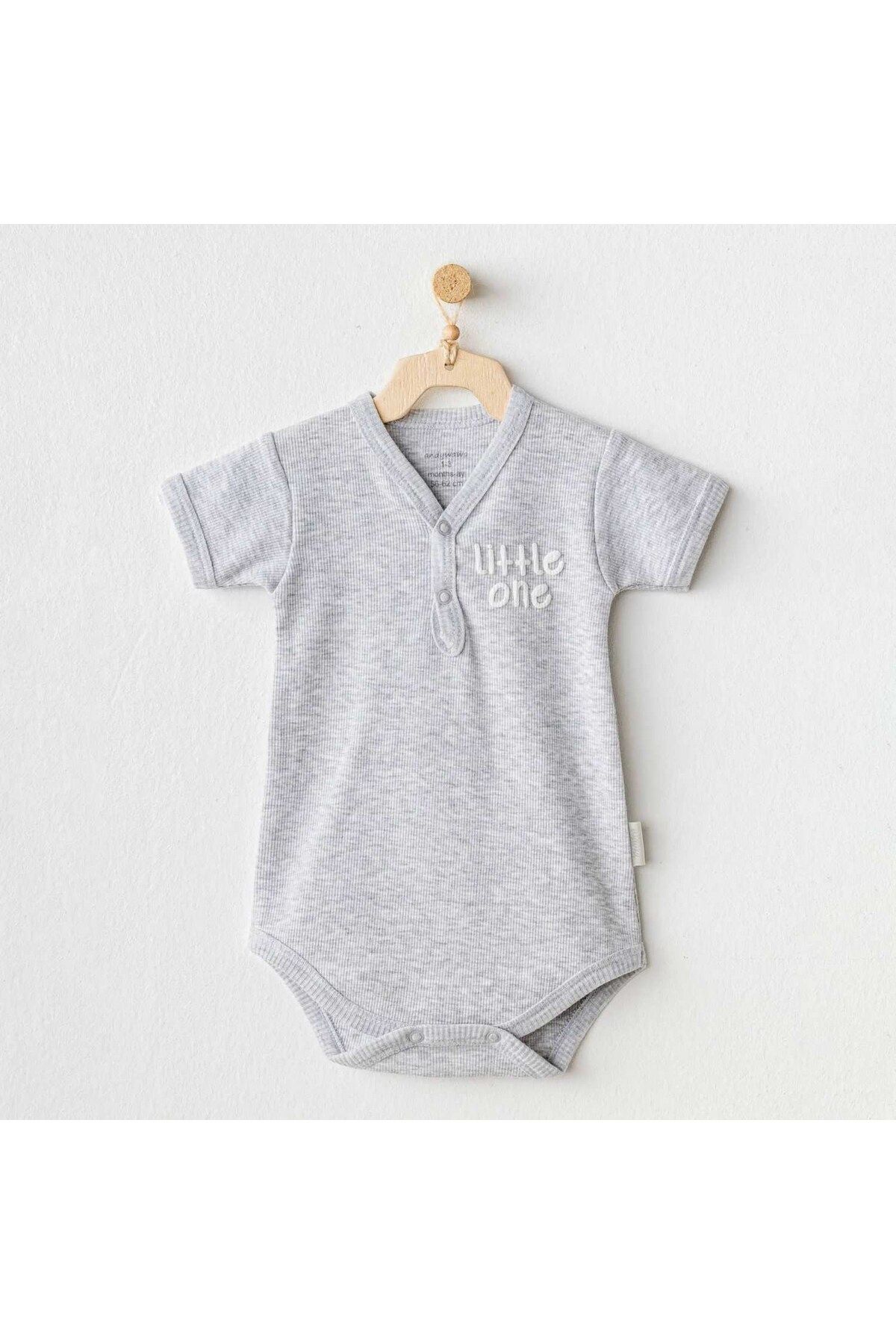MBB ETİCARET Andywawa AC25896 Basic Bebe Body Grey Melange