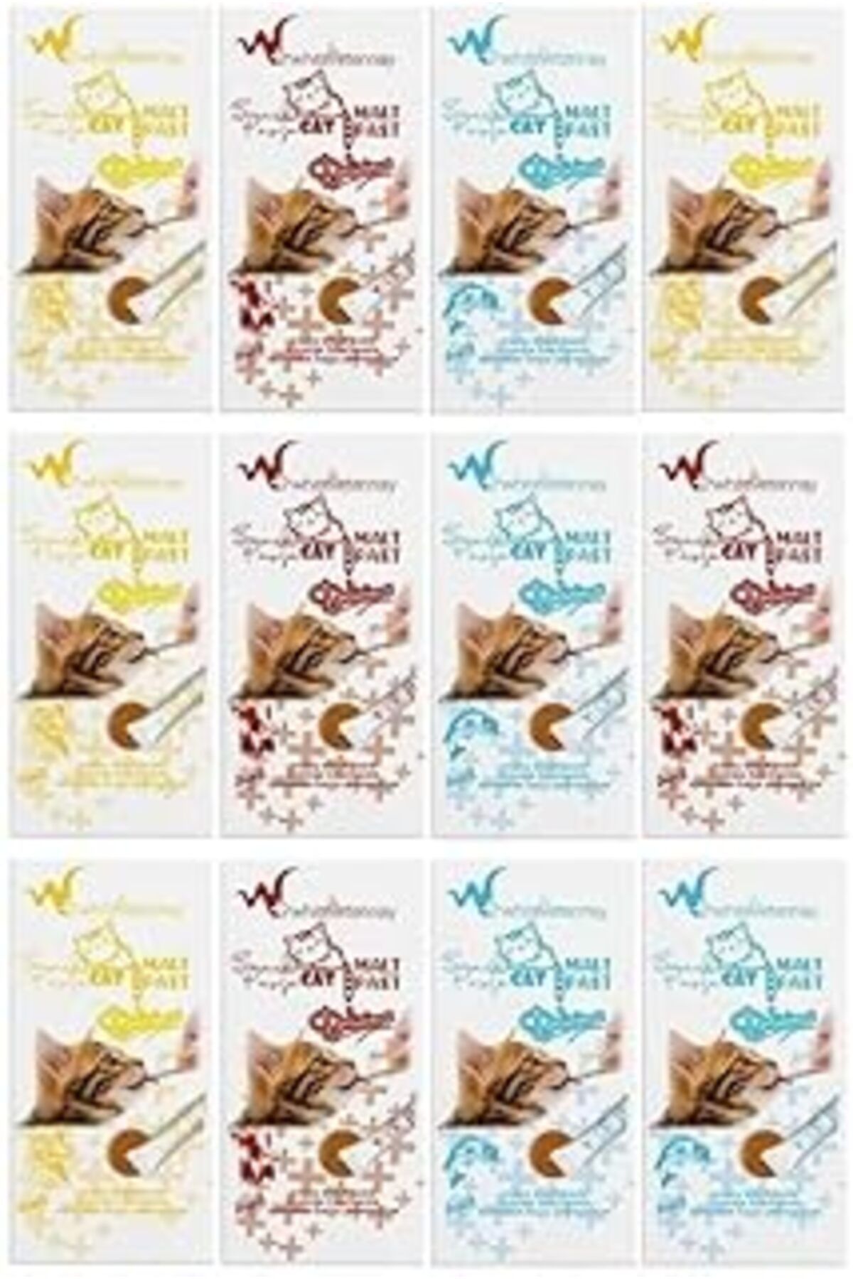NETWORK ART W+ Whiteveterinay Creamy Karma Sıvı Kedi Ödülü 4X15 Gr - 12 Adet