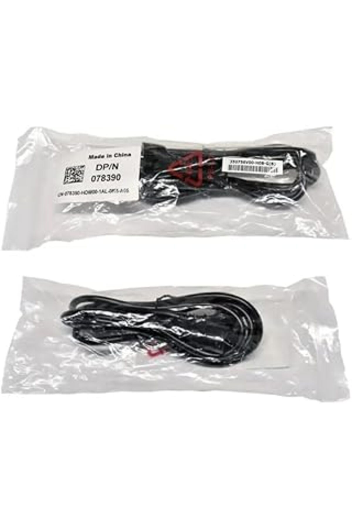 Qedii Dell Ile Uyumlu Güç Kablosu, 1.8 Metre, Orijinal Dp/N 078390, Siyah