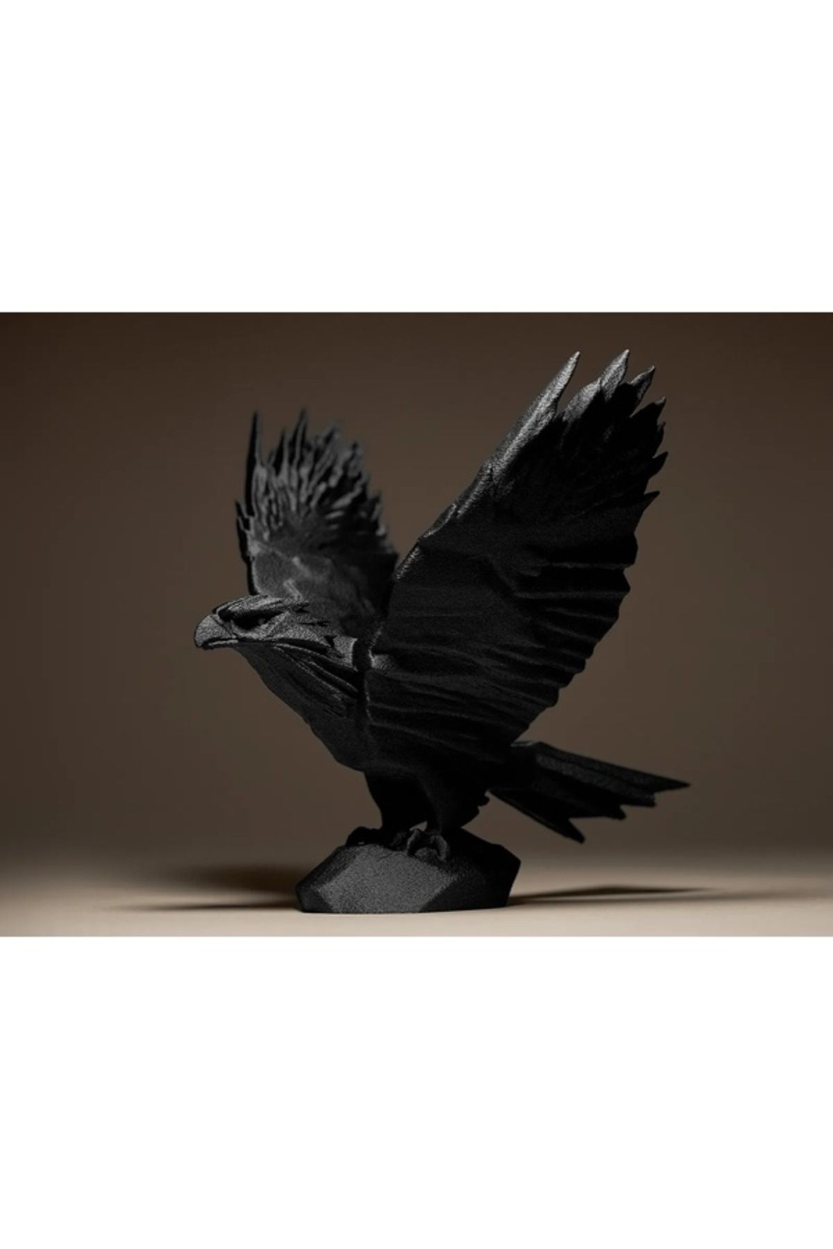 Biparca Store Kanat Açan Kartal – Siyah Dekoratif Figür (19 cm)