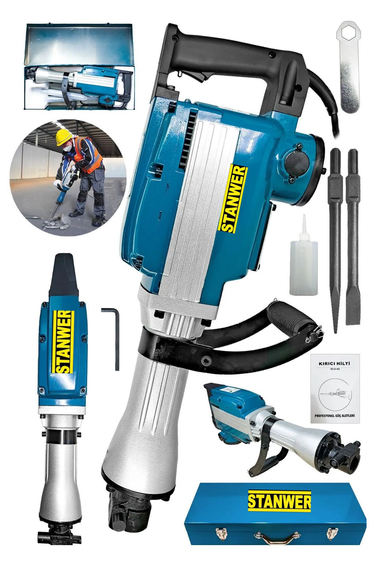 STANWER GERMANY 17 KG KIRICI HİLTİ KESKİ VE MURÇ HEDİYELİ MAX PERFORMANS