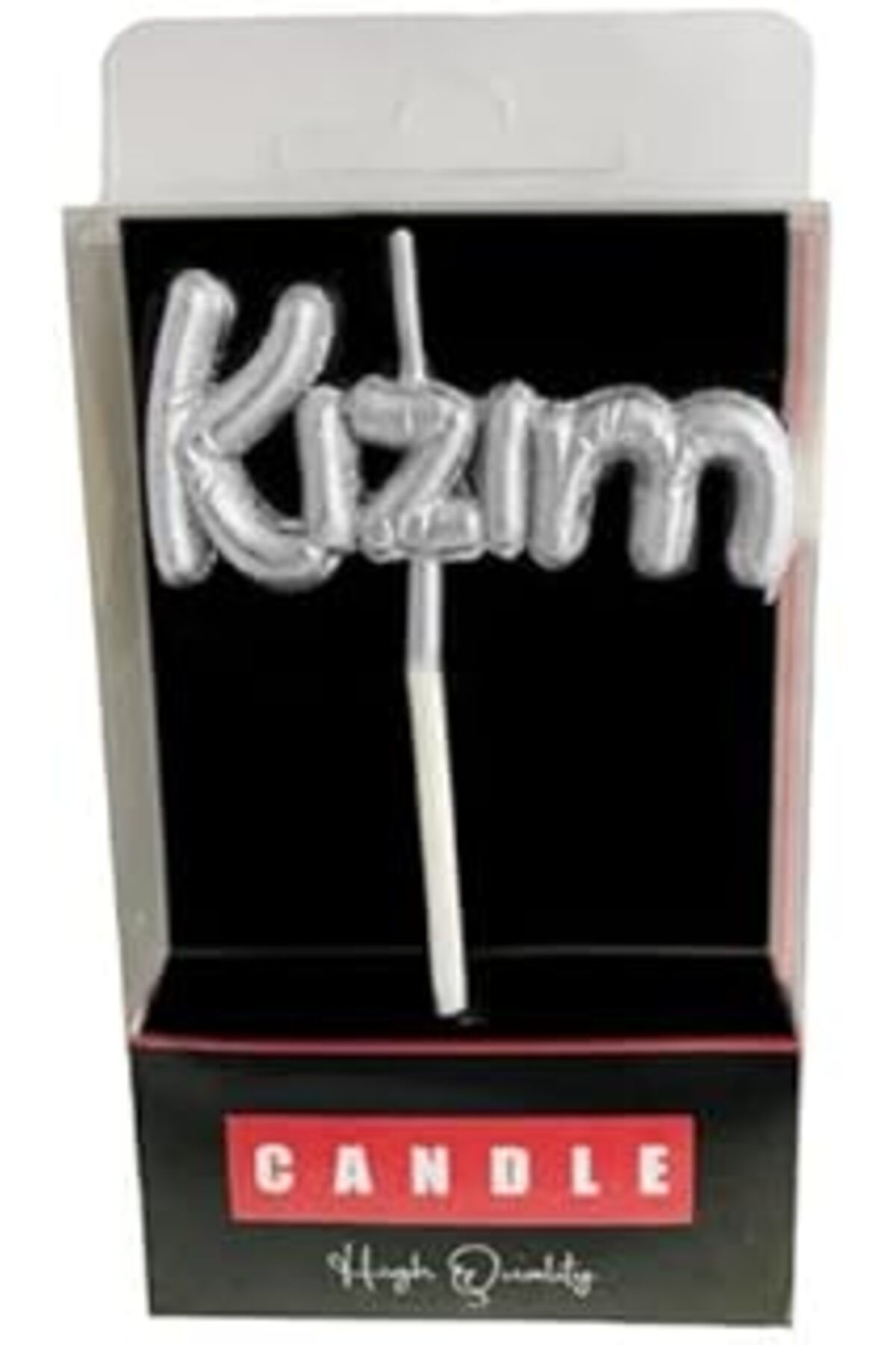ASİTAN Benim Marifetlerim - Kızım Gümüş Pasta Mumu