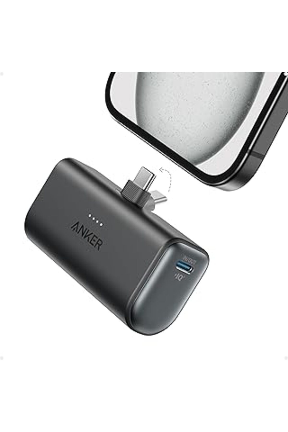 Mu Art Ahşap Nano Power Bank Usb-C 5000Mh- A1653-Siyah