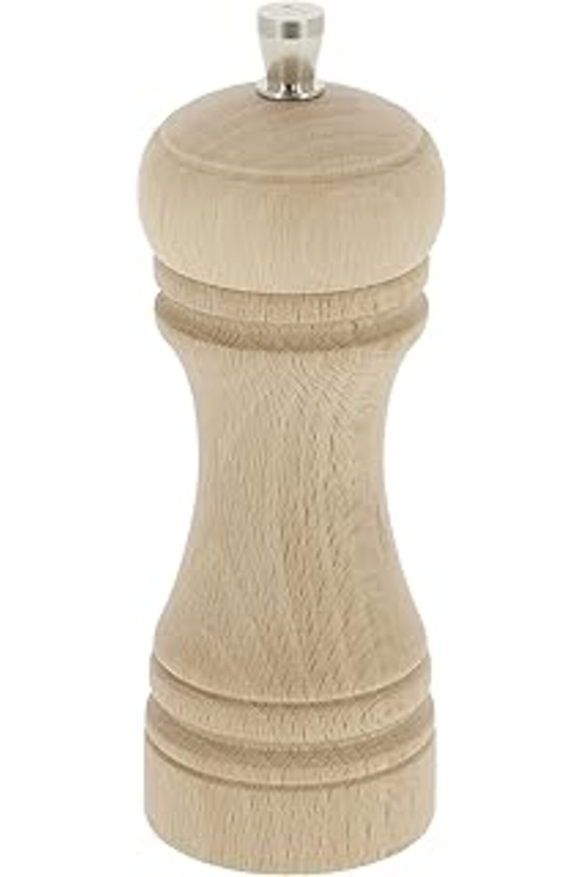 ASİTAN Marlux 245 Karabiber Değirmeni, Kayın, Doğal/Değirmeni Paslanmaz Çelik 14 Cm