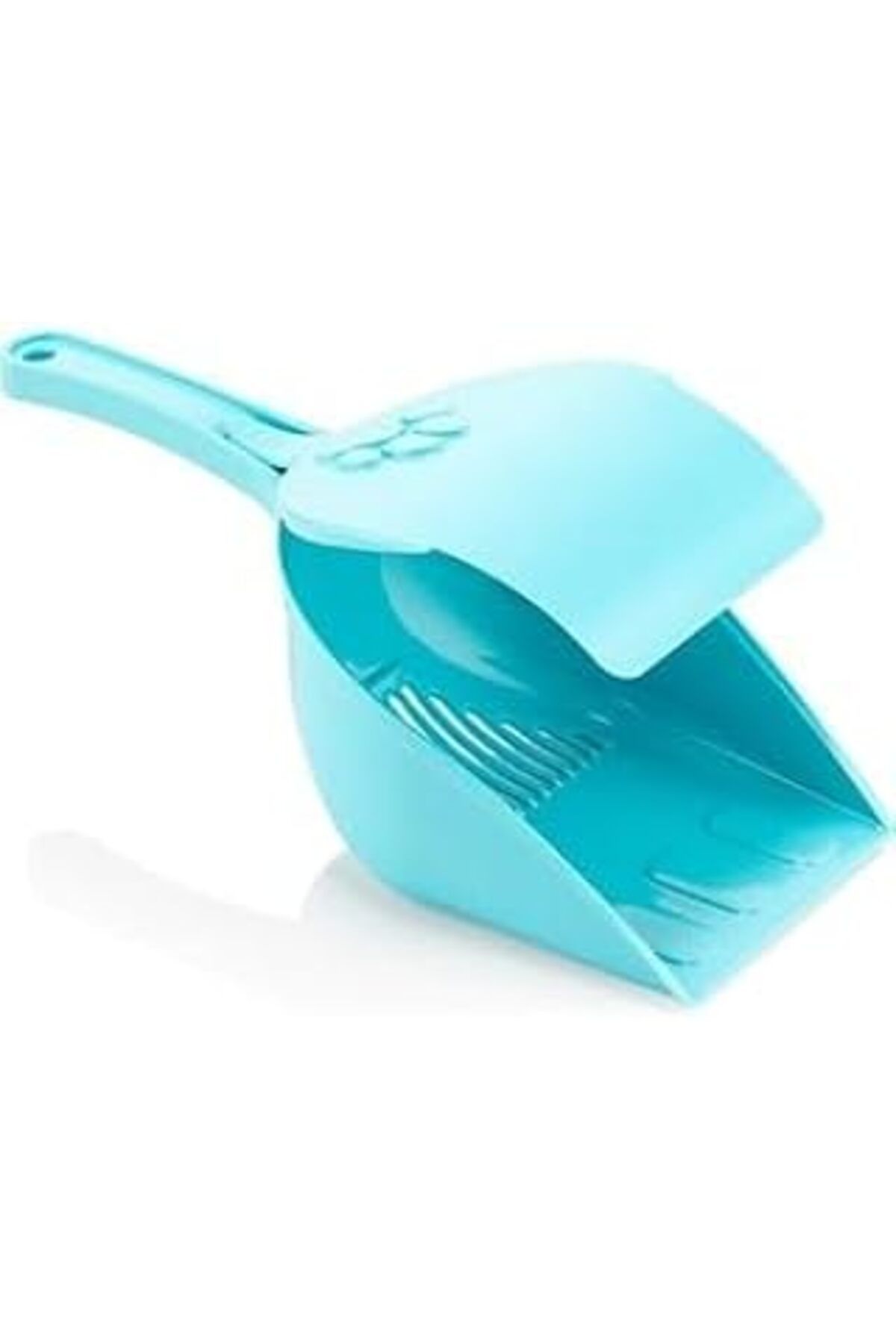 Mu Art Ahşap Orret Home Plastik Kapaklı Kedi Kumu Temizleme Küreği, Hijyenik Ve Kolay Temizlik İçin, Dayanıklı M