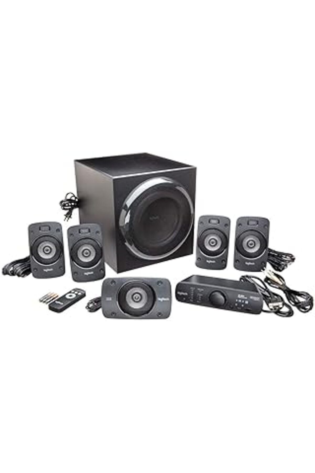Qedii Z906 5.1 Surround Ses Hoparlör Sistemi, Çoklu Giriş, Thx Sertifikalı, 1000 W Dolby Digital/Dts Kod