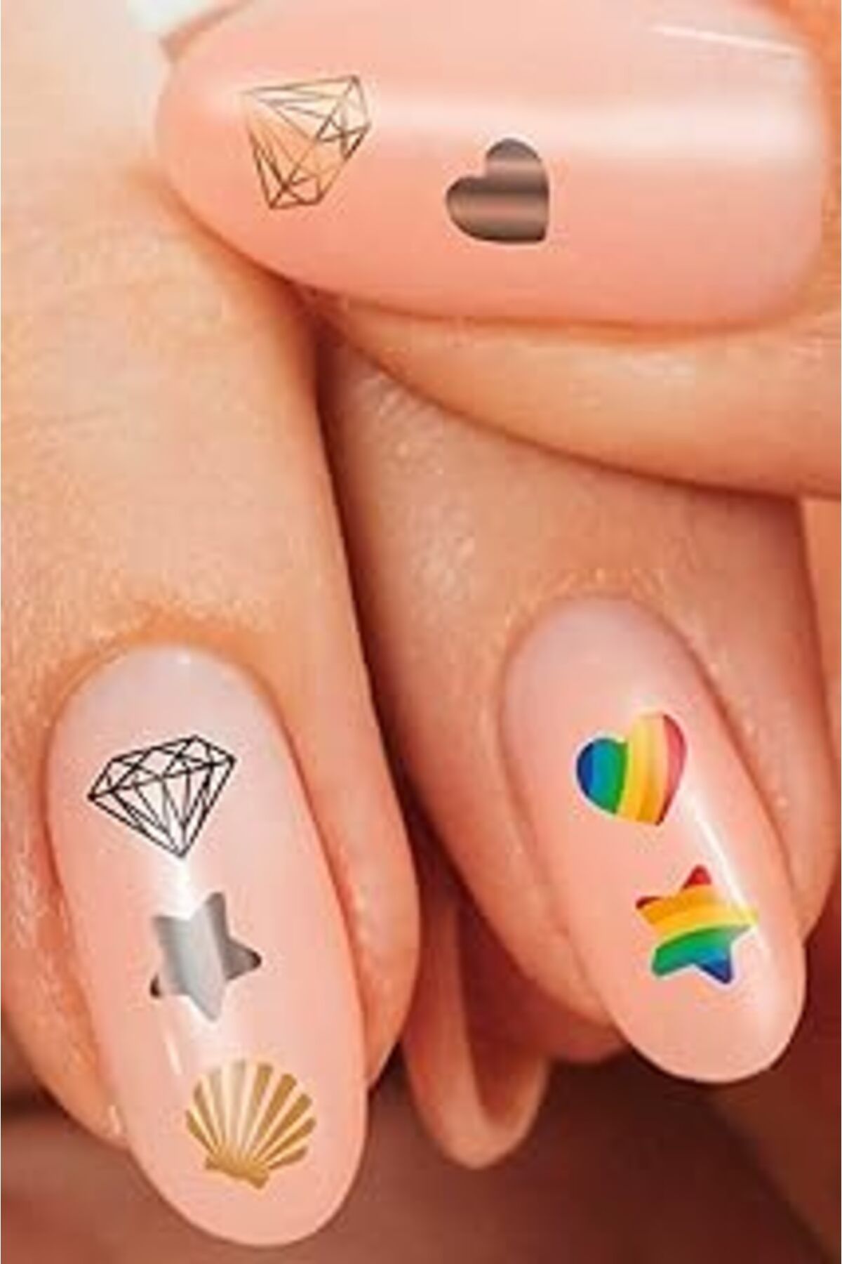 TBSProjects Artikel Şekiller Tırnak Dövmesi, Tırnak Tattoo, Nail Art, Tırnak Sticker