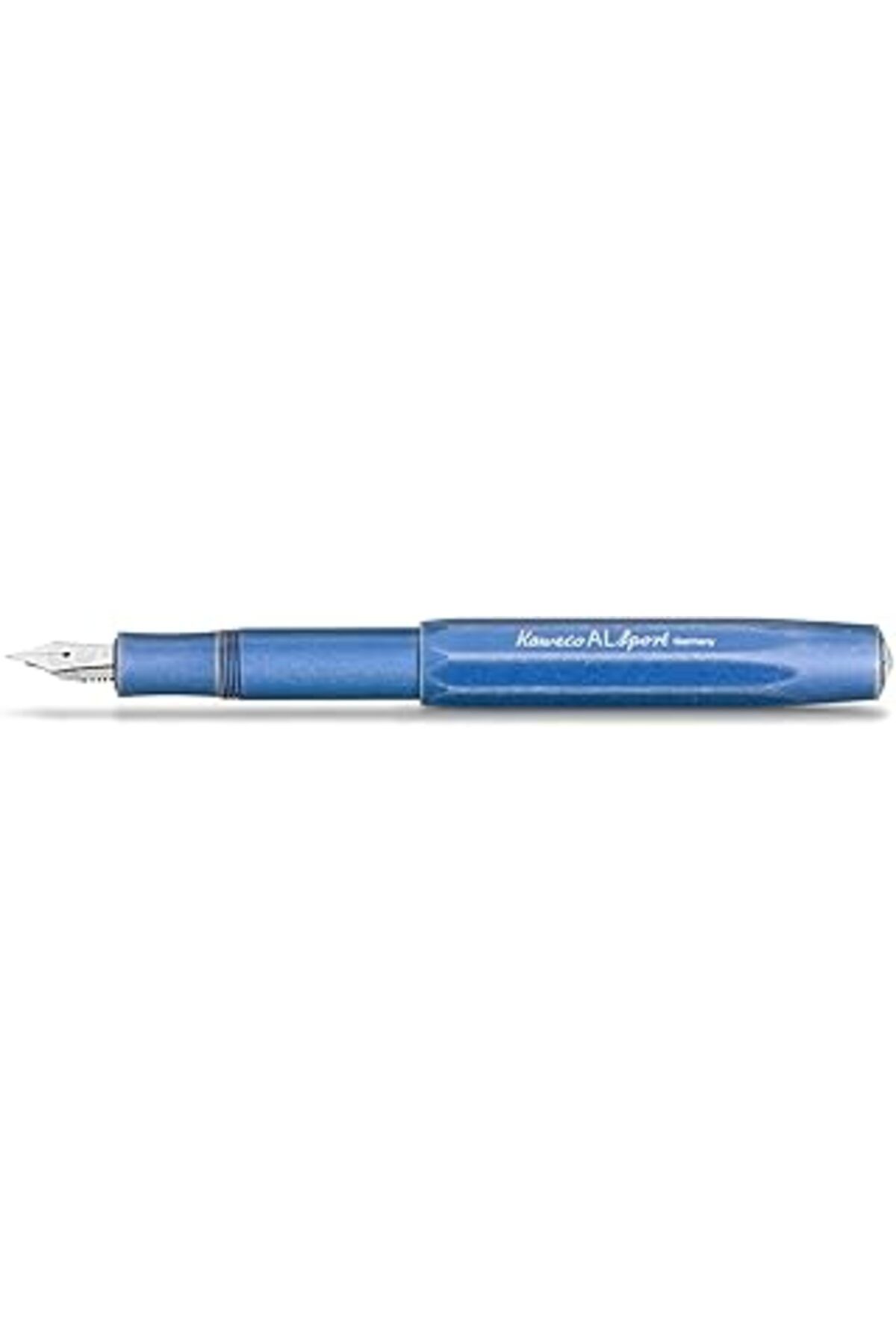 Qedii Kaweco 10000734 Al Sport Taşlanmış Dolma Kalem Mavi