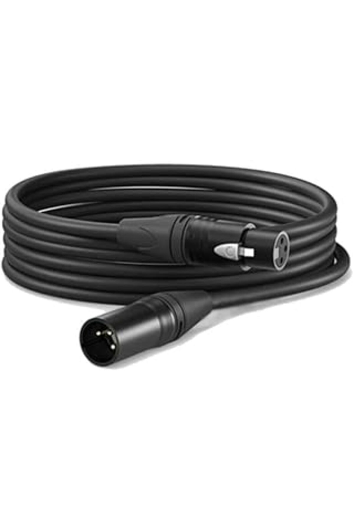 Qedii Midex Mcb-10x Kaliteli Stereo Mikrofon Kablosu Xlr Xlr 10 Metre Siyah Renk