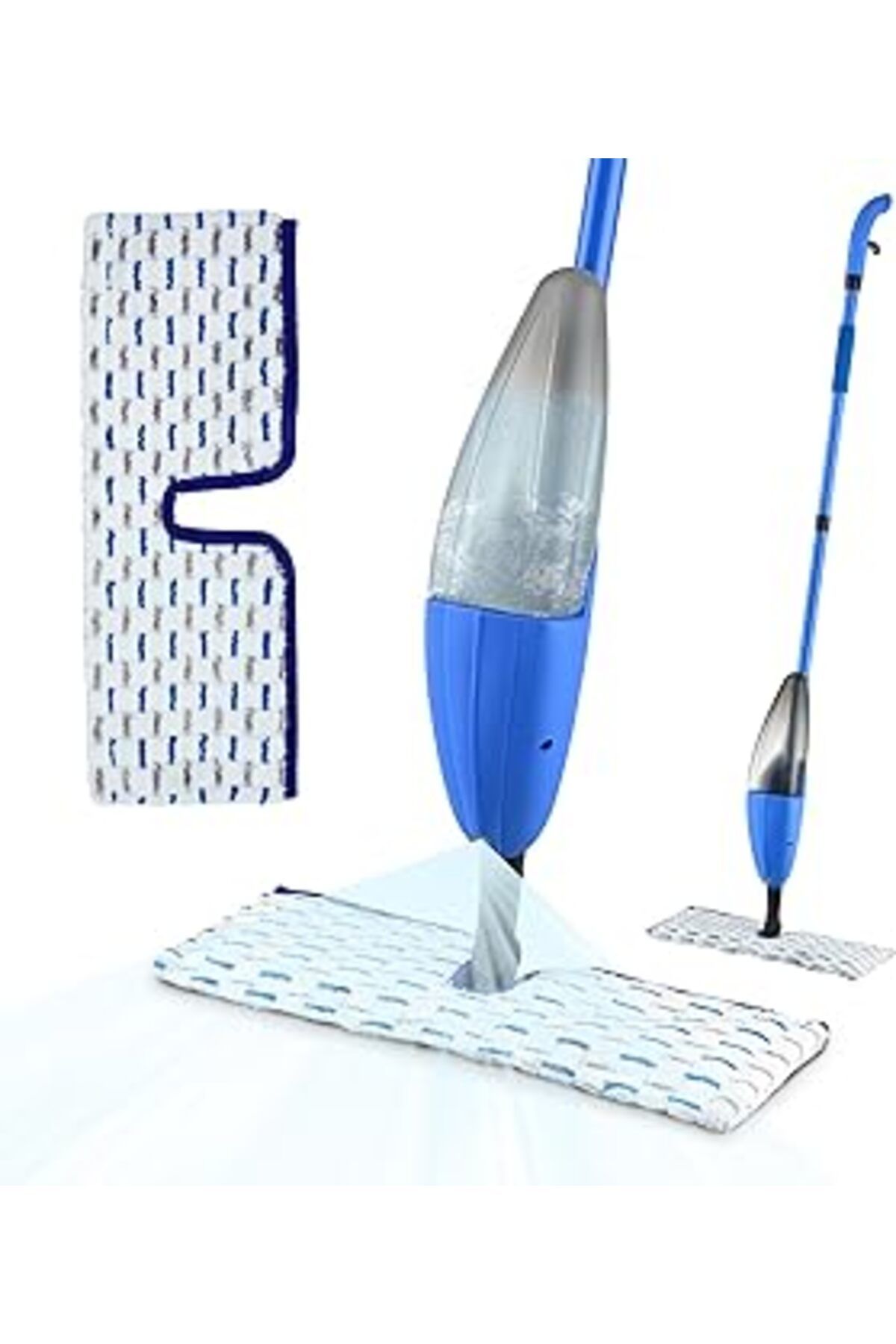 ASİTAN Macromax Fashion Çift Taraflı Sprey Mop, Kovasız Pratik Temizlik, 360 Döner Başlıklı Paspas