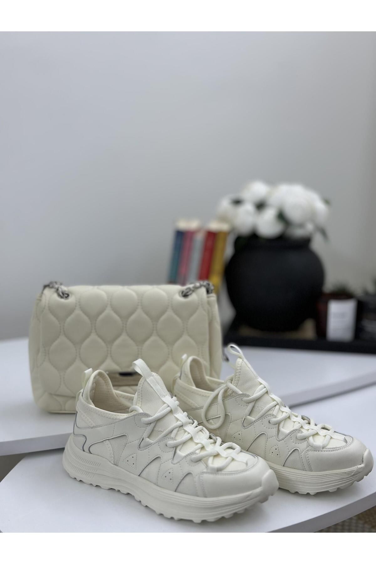 Guja KADIN İTHAL SNEAKER | BEJ