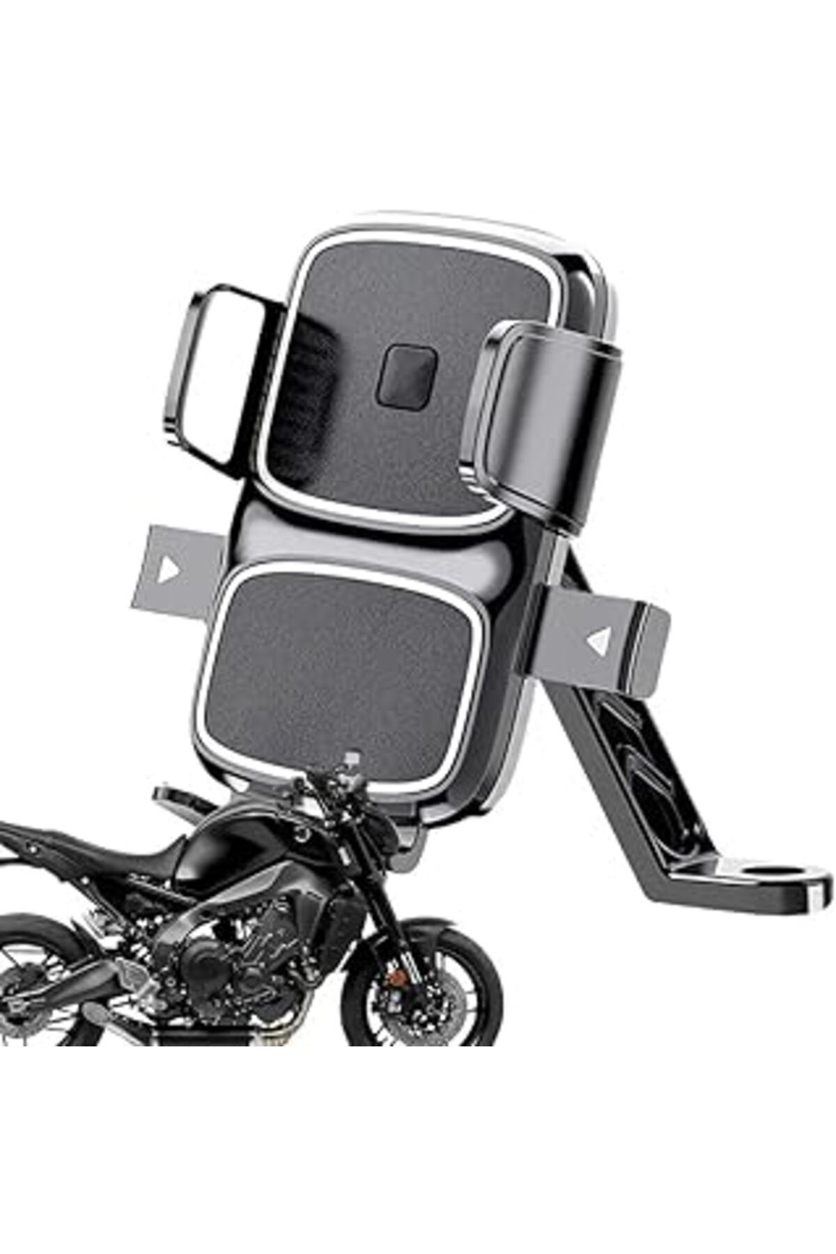 ASİTAN Bisiklet Motosiklet Ve Scooter Dikiz Aynası Uyumlu Telefon Tutucu Malzeme Yüksek Kalite 360 Derece