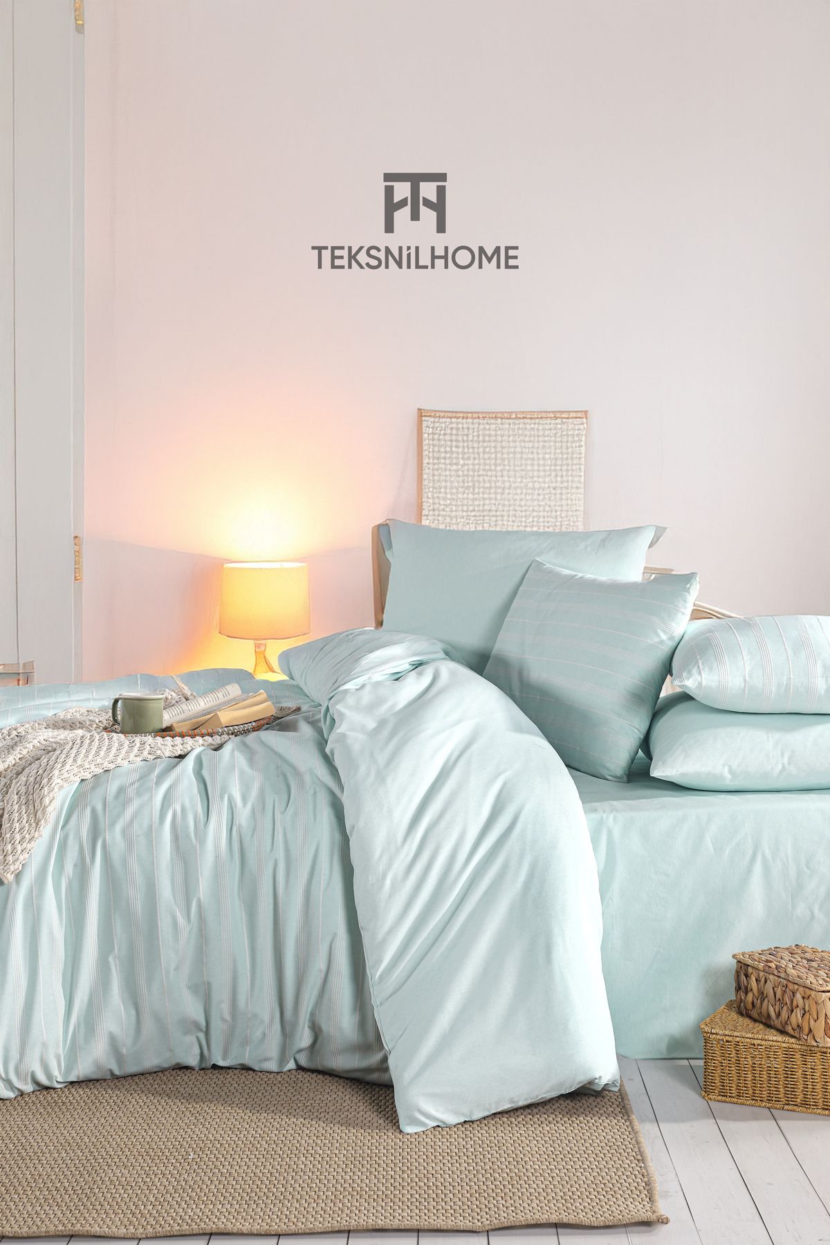 TeksNil Home %100 Pamuklu Çift Kişilik Oslo Nevresim Takımı