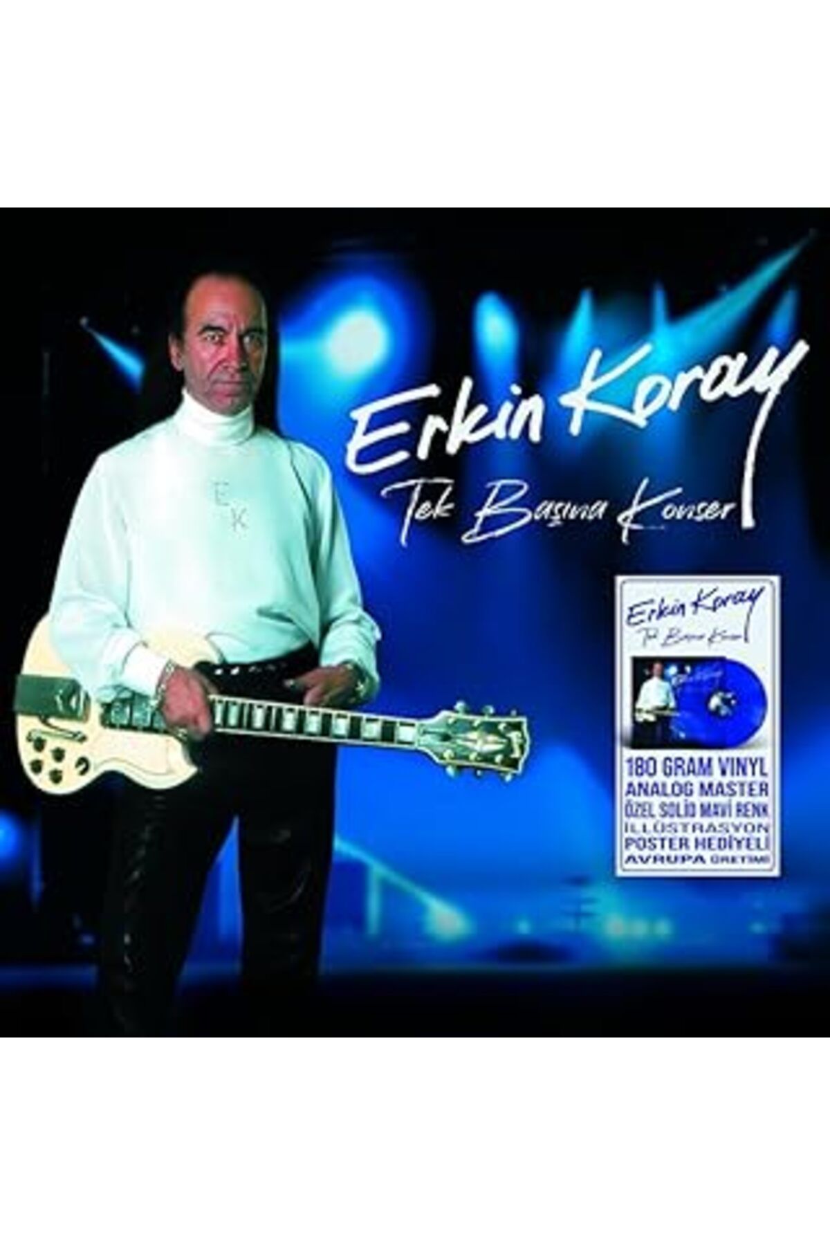 Qedii My Yonca Erkin Koray Tek Başına Konser (Mavi Plak) - Plak (Koleksiyon Sınırlı Sayıda Özel Basım)