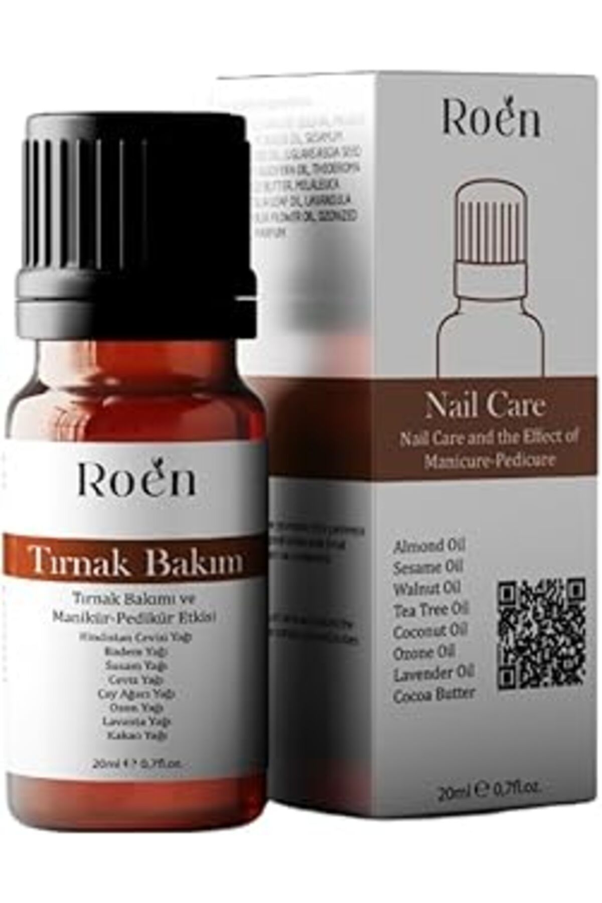TBSProjects Roen Tırnak Bakım Yağı, Doğal İçerikli Tırnak Ve Tırnak Eti Bakım Yağı, 20Ml