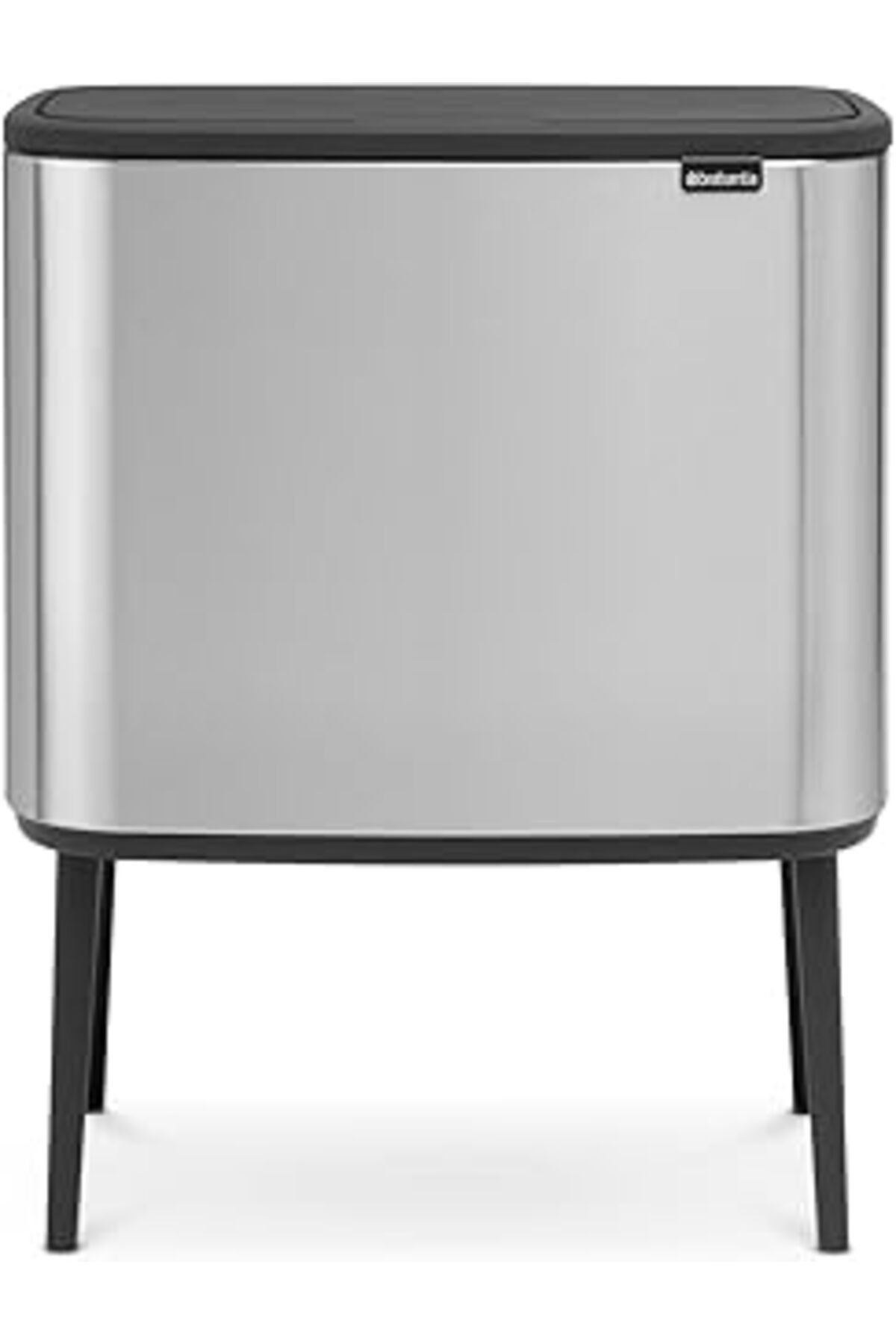 ASİTAN Brabantia Bo Fpp Matt Steel Dokunmatik Çöp Kutusu, 36 L, Mat Çelik