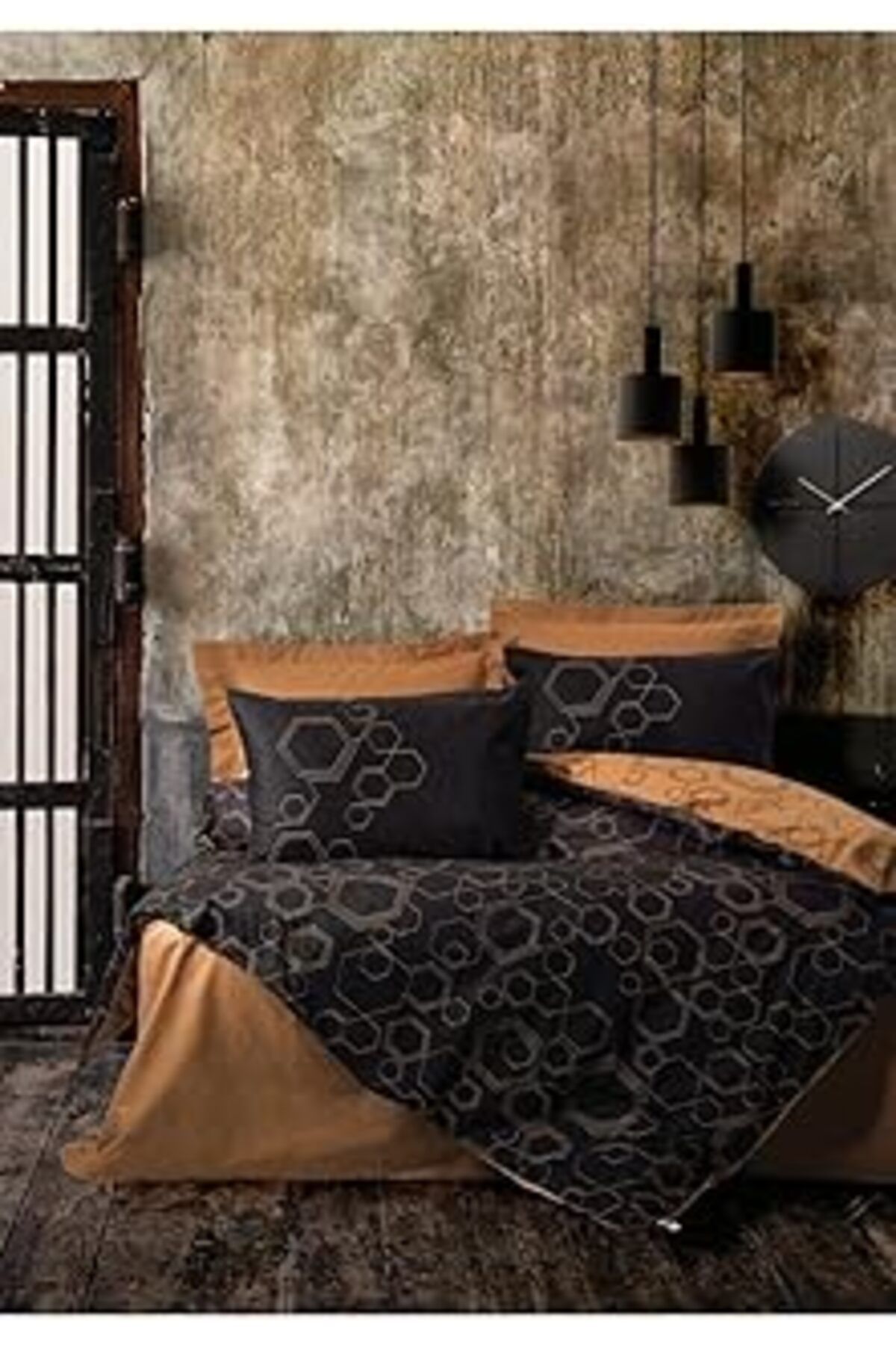 ASİTAN Cotton Box Dark Tek Kişilik Nevresim Takımı Dawn Bakır