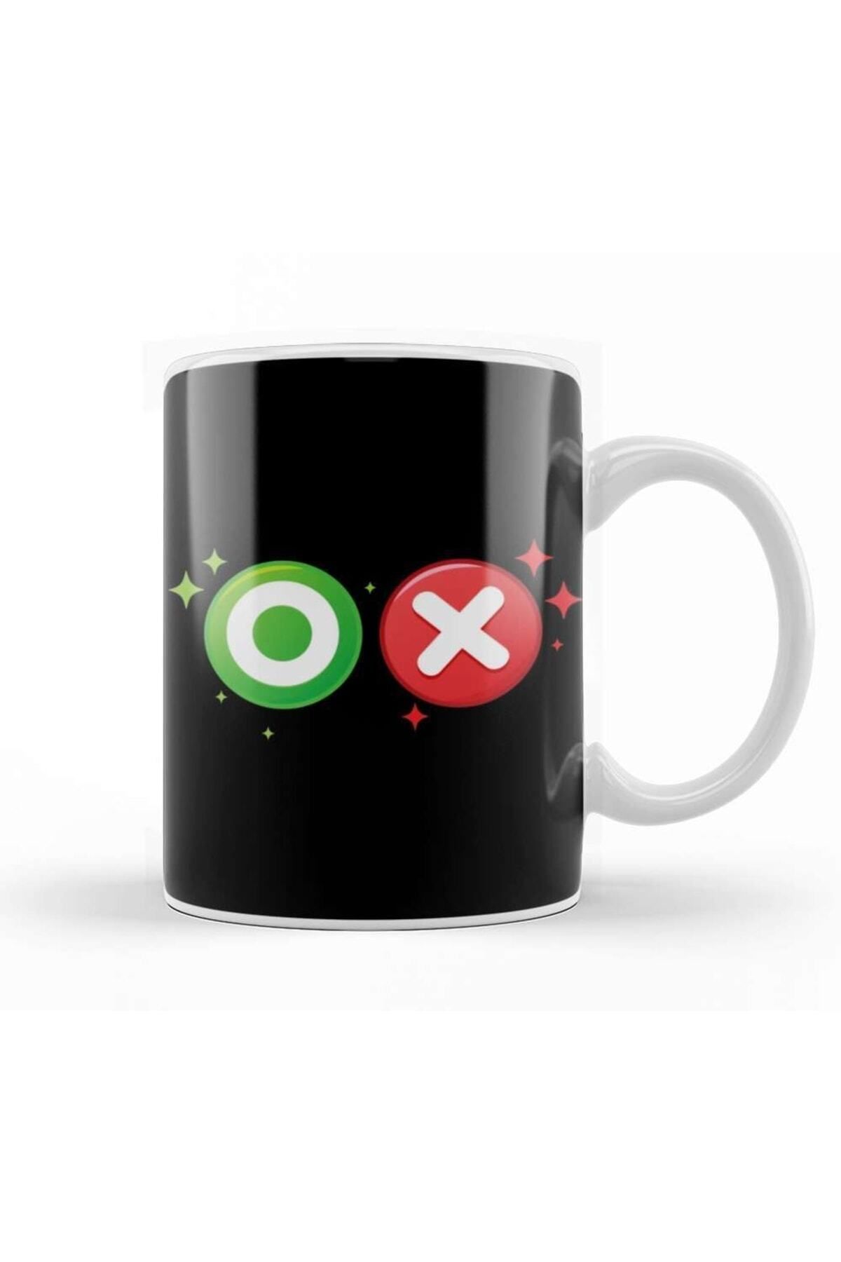 BİBANAPROMOSYON Red Light Green Light - Squid Game Kupa Bardak Porselen