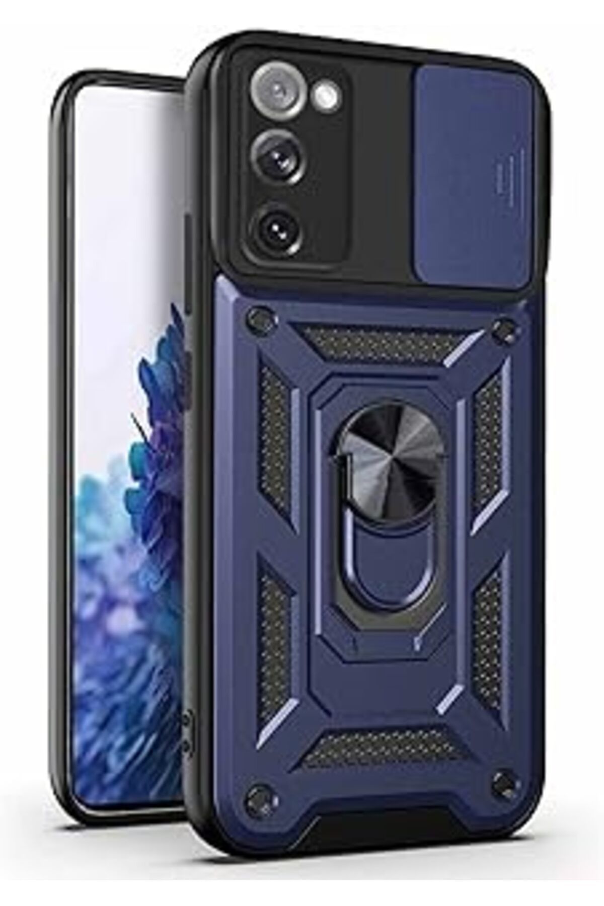 NETWORK ART Microsonic Samsung Galaxy S20 Fe Için Kılıf Impact Resistant Lacivert [galaxy S20 Fe Ile Uyumlu Kıl