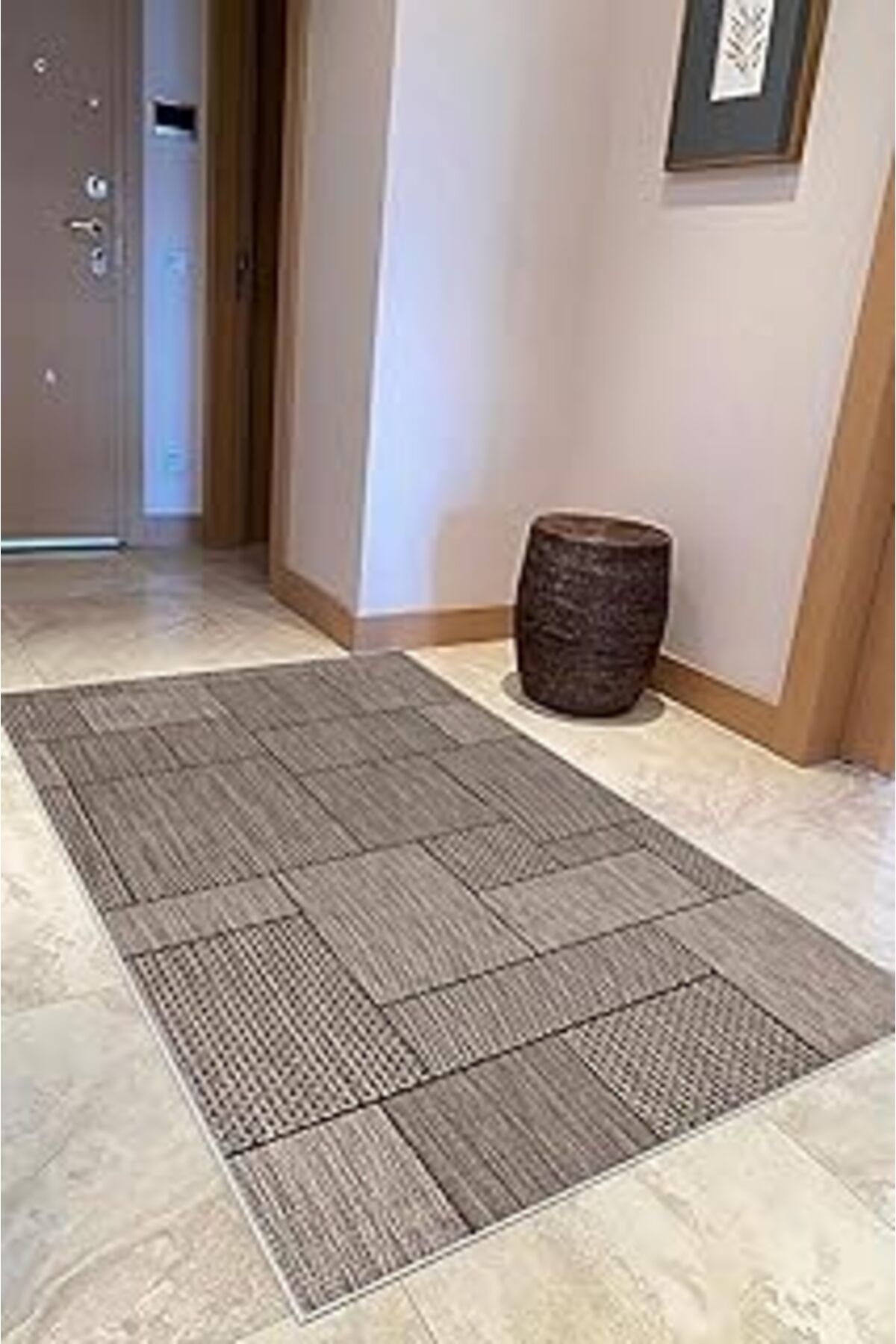 ASİTAN Geometrik Desen Modern Halı Yıkanabilir Md-08 230324-Md-08-Slnw50X80