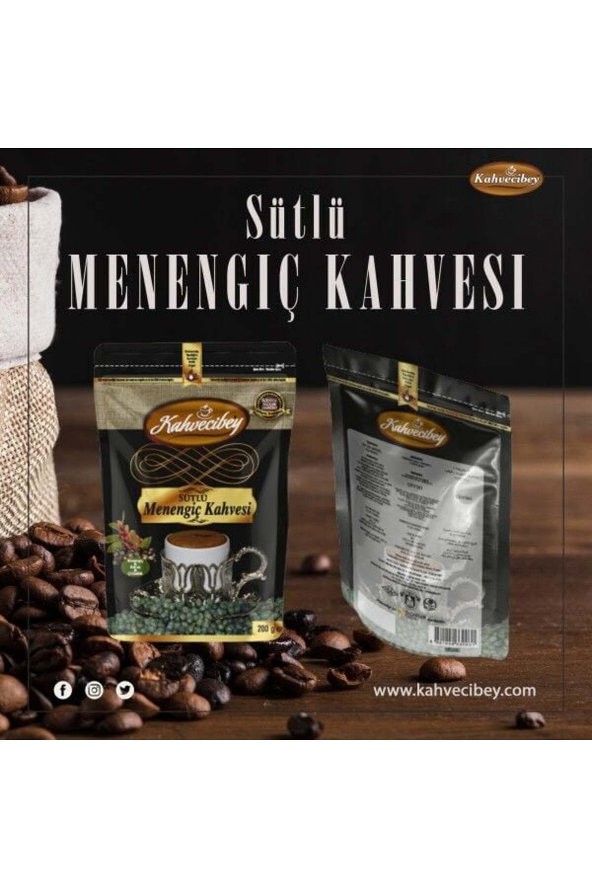 Kahvecibey Sütlü Menengiç Kahvesi