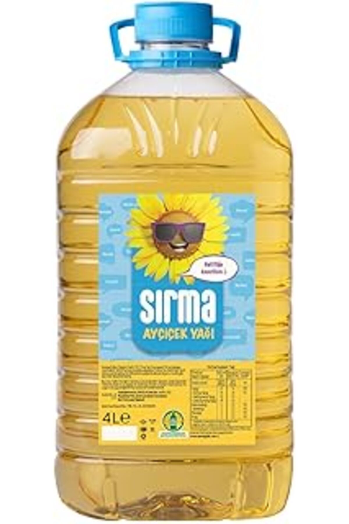 ASİTAN Sırma Ayçiçek Yağı 4 Lt Dar Ağız Pet