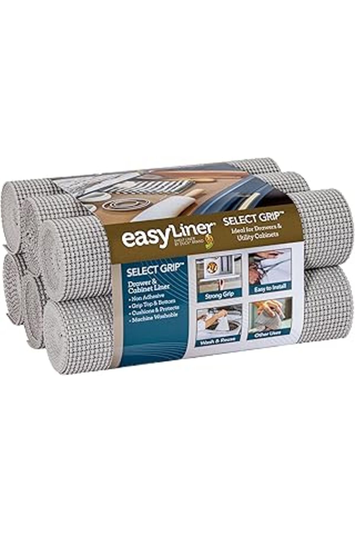 NETWORK ART Easyliner Select Çekmeceler Ve Dolaplar Için Raf Astarı - Kurulumu Ve Kesilmesi Kolay - Mutfak, Ban