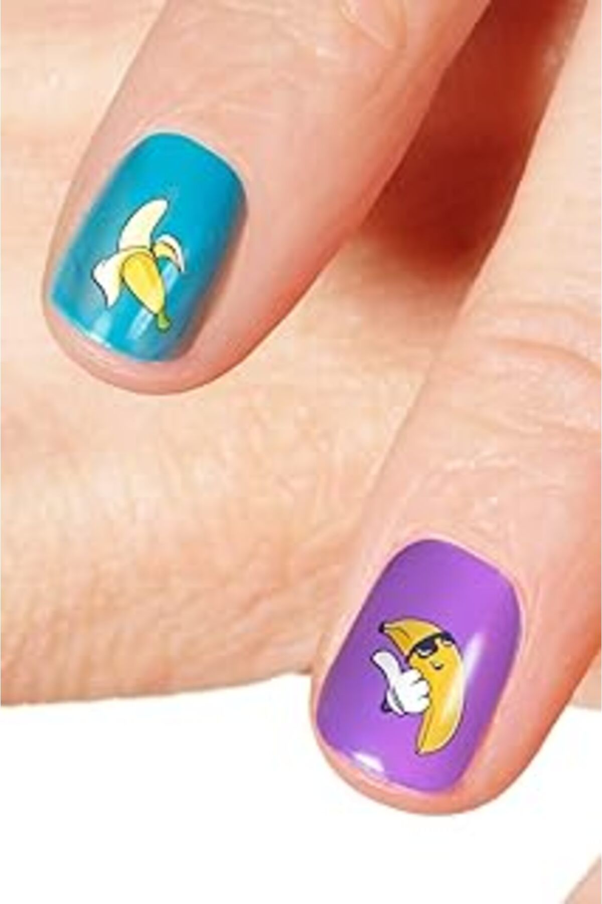 Pazarcan Artikel Muz Tırnak Dövmesi, Tırnak Tattoo, Nail Art, Tırnak Sticker