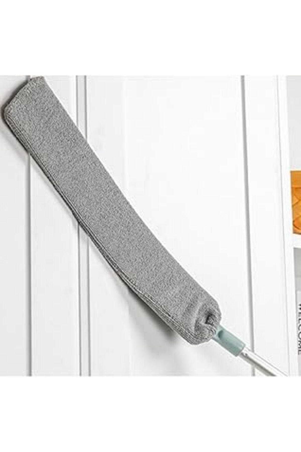 ASİTAN 5Dm-Saplı Mikrofiber Başlıklı Girintili Yüzey Temizleme Mopu Toz Alma Fırçası